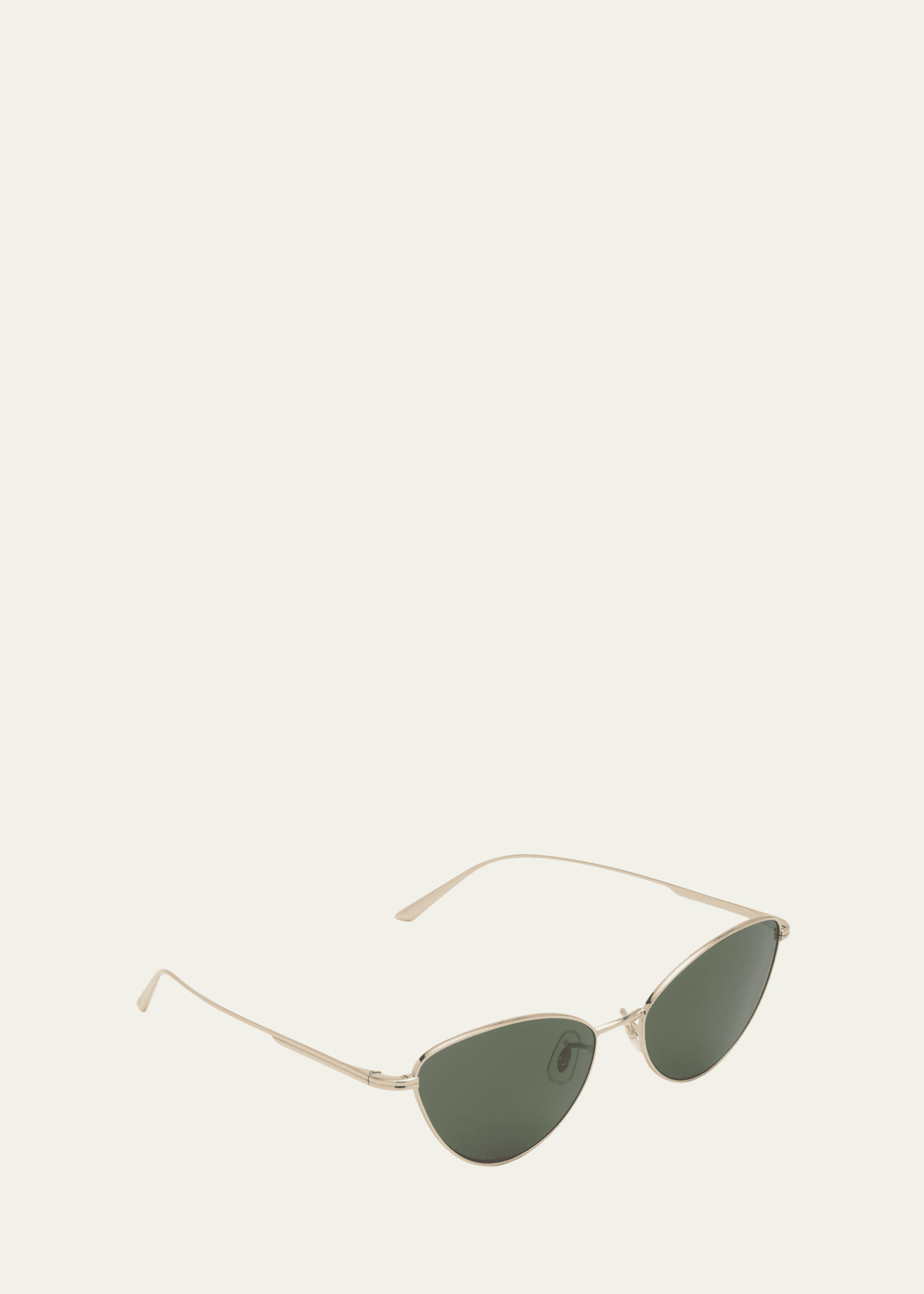 KHAITE x Oliver Peoples Sleek Black Steel Butterfly Sunglasses Image 3 of 5