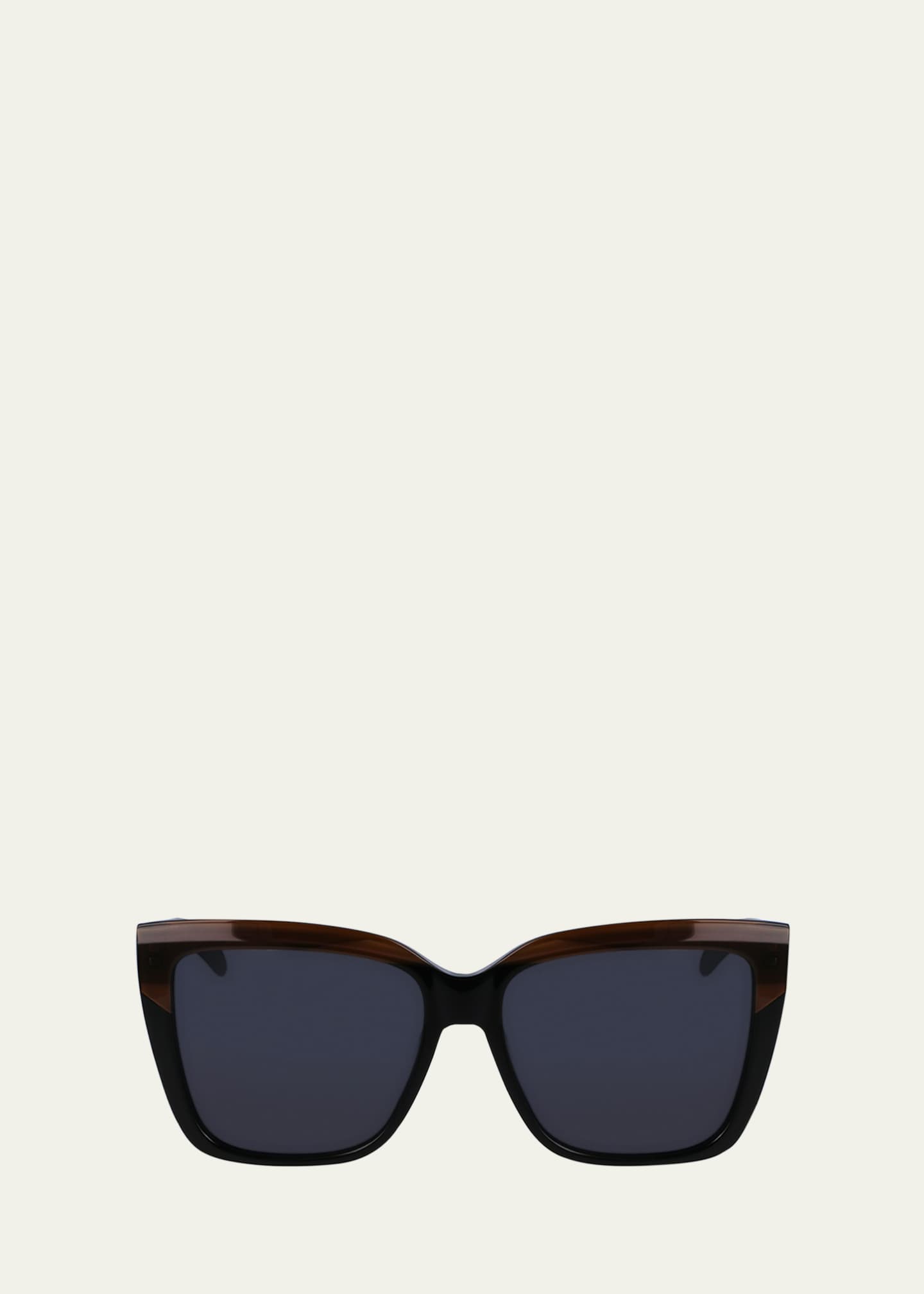 Ferragamo Sleek Logo Acetate Square Sunglasses Image 1 of 3