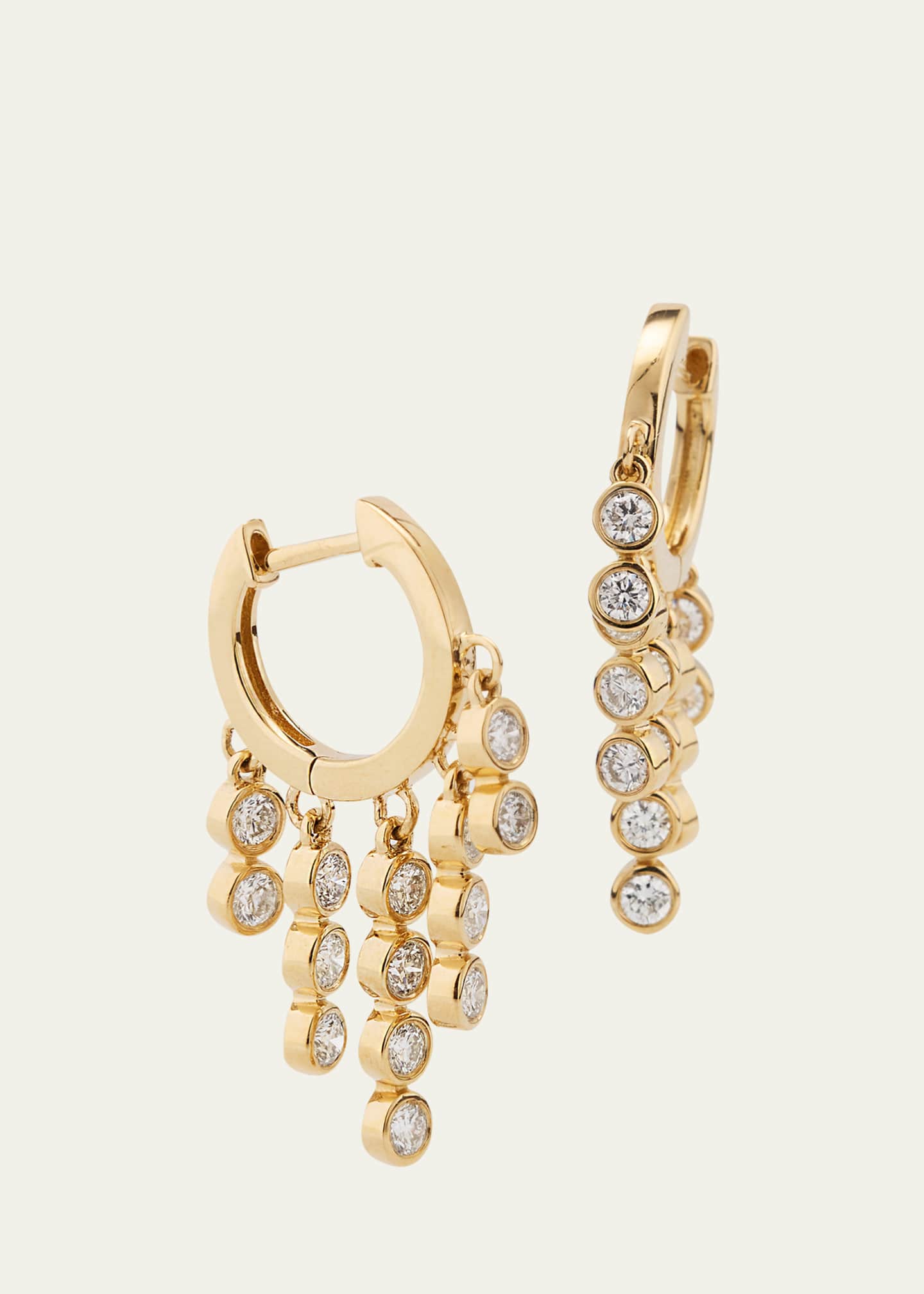 Sydney Evan Gold & Diamond Fringe Neck