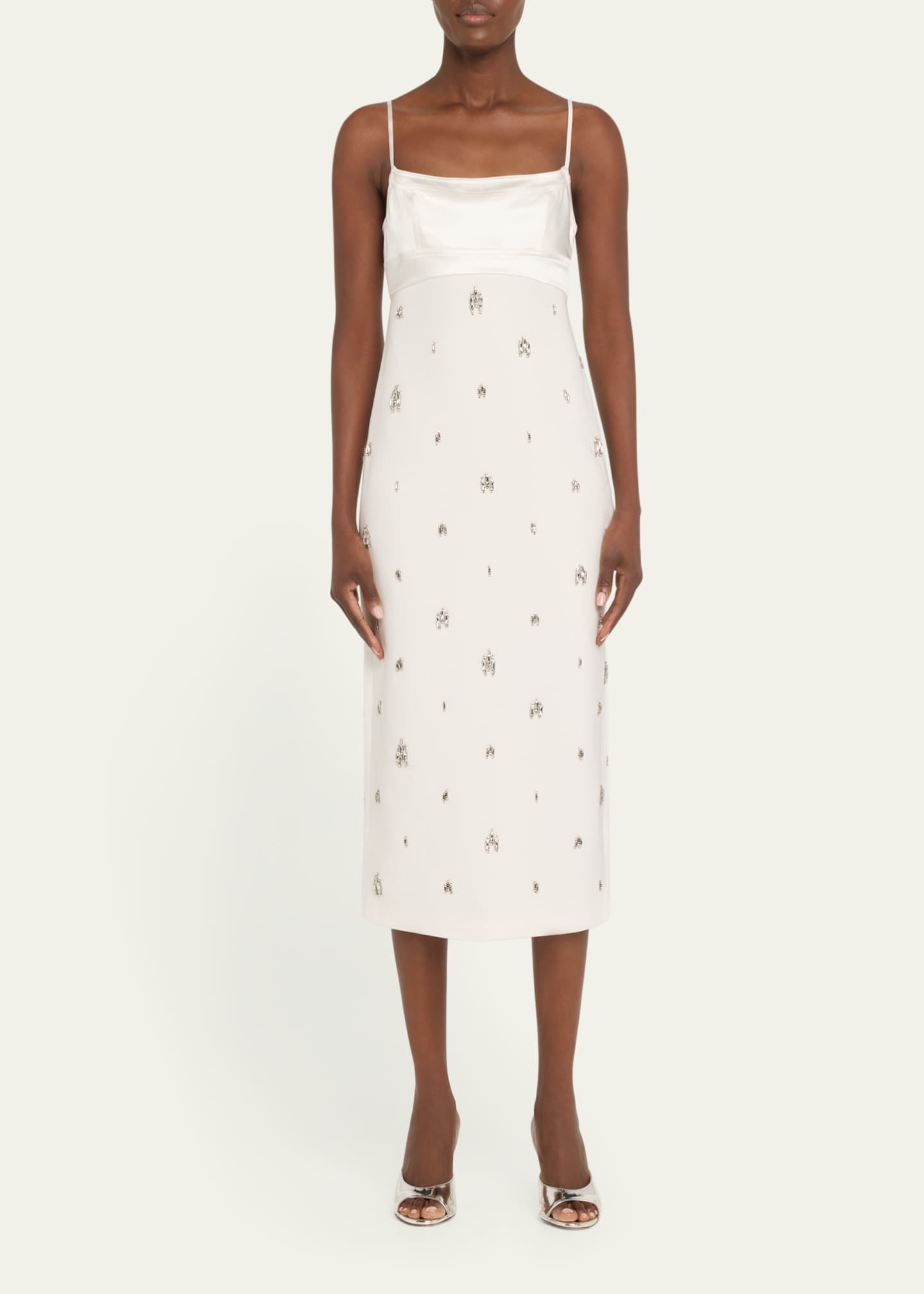 A.L.C. Alana Jewel-Embellished Midi Dress Image 2 of 5