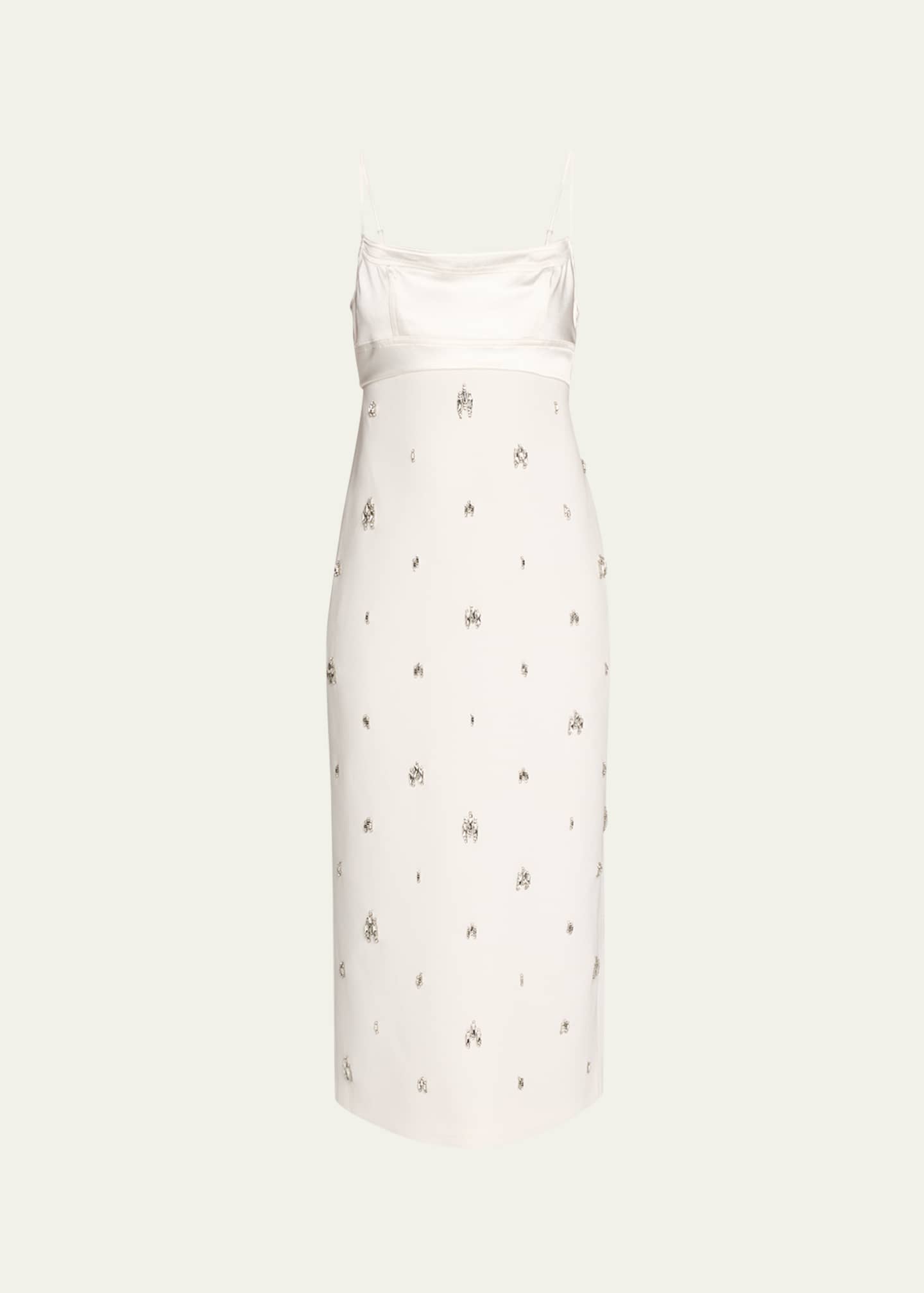 A.L.C. Alana Jewel-Embellished Midi Dress Image 1 of 5