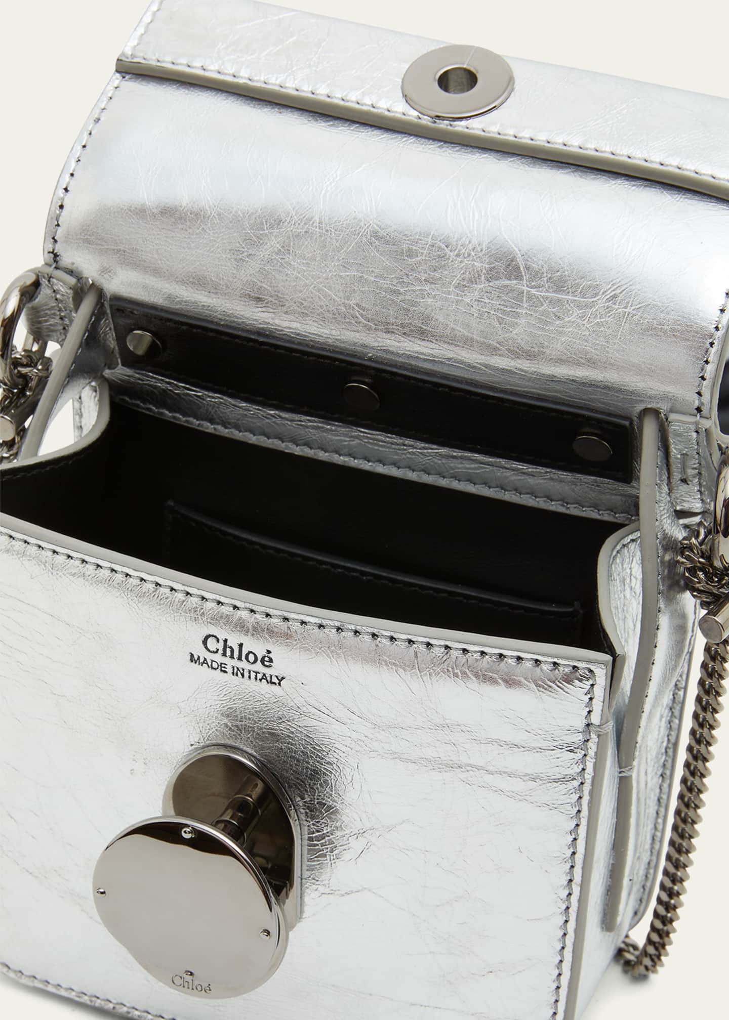 Chloe store metallic bag