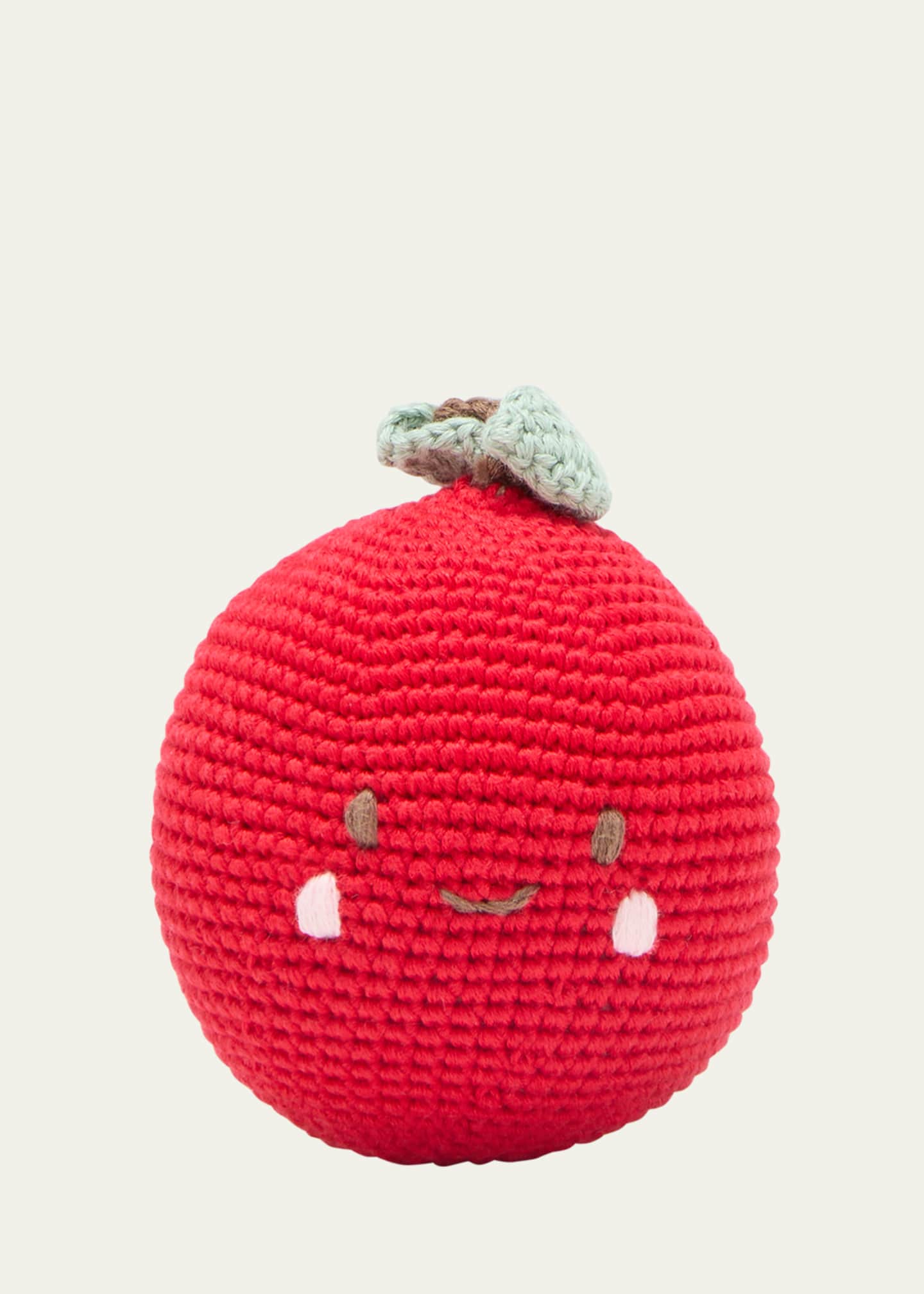 Albetta Apple Crochet Rattle Toy