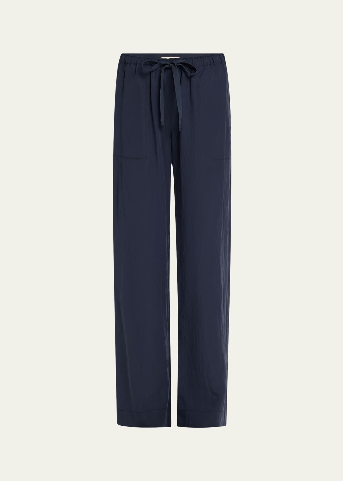 Vince Mid-Rise Wide-Leg Utility Drawstring Pants Image 1 of 5