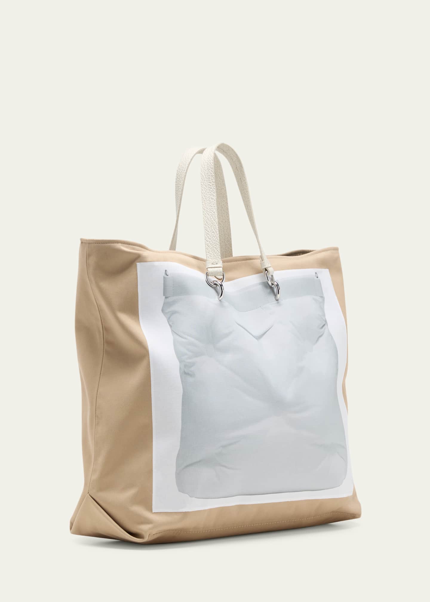 Maison Margiela Trompe L oeil Glam Slam Tote Bag