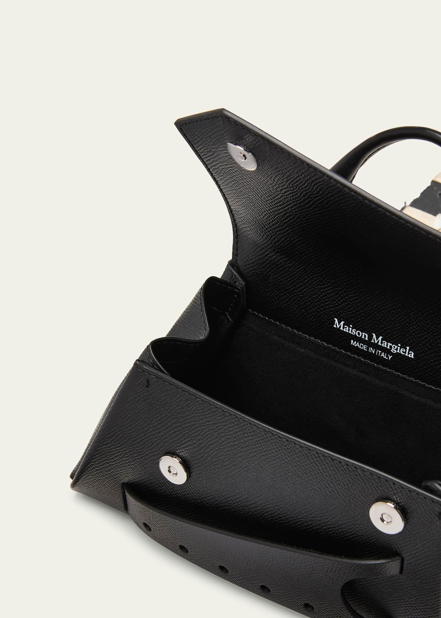 Maison Margiela Snatched Micro Asymmetric Top-Handle Bag Image 4 of 5