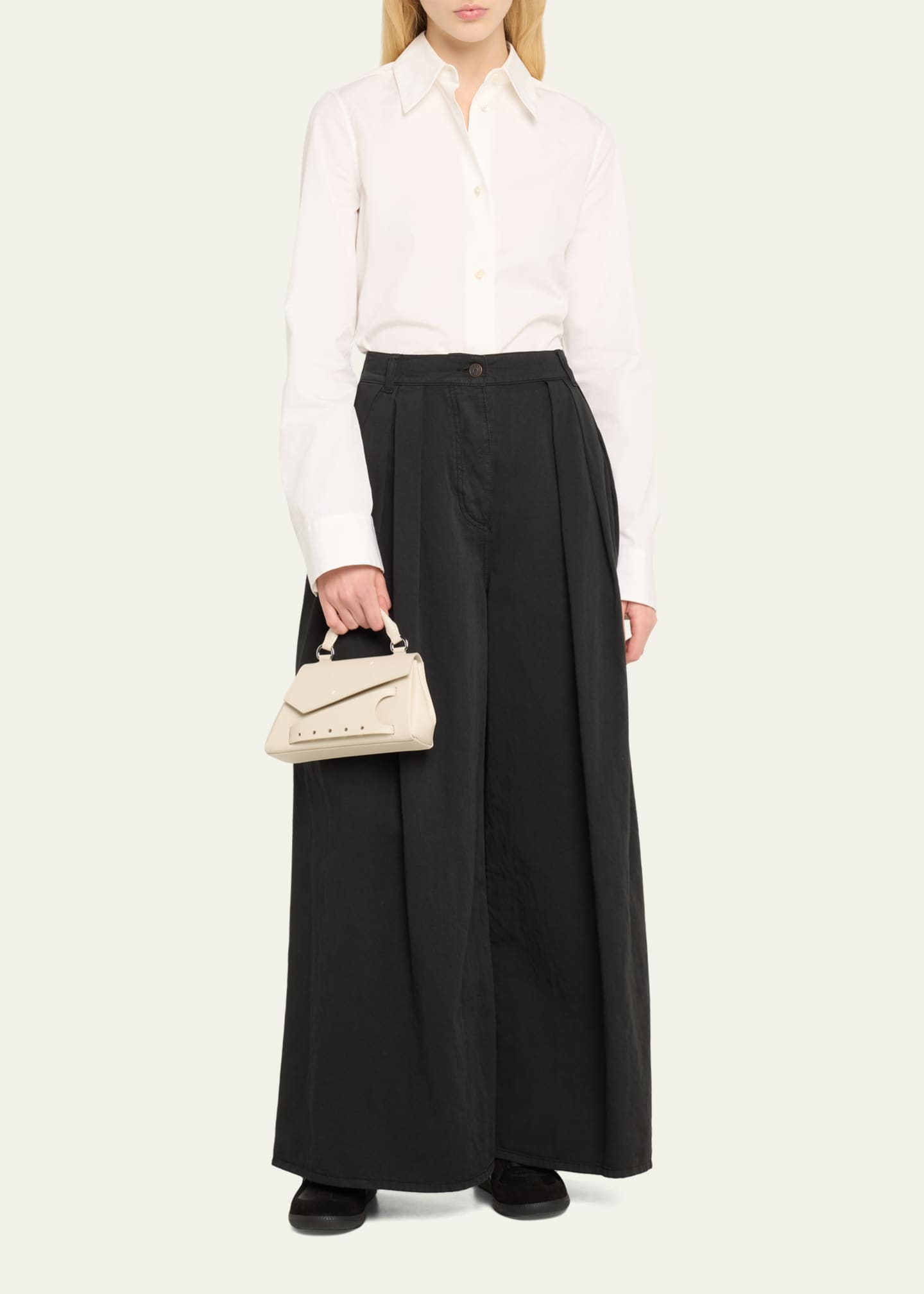 Maison Margiela Snatched Micro Asymmetric Top-Handle Bag