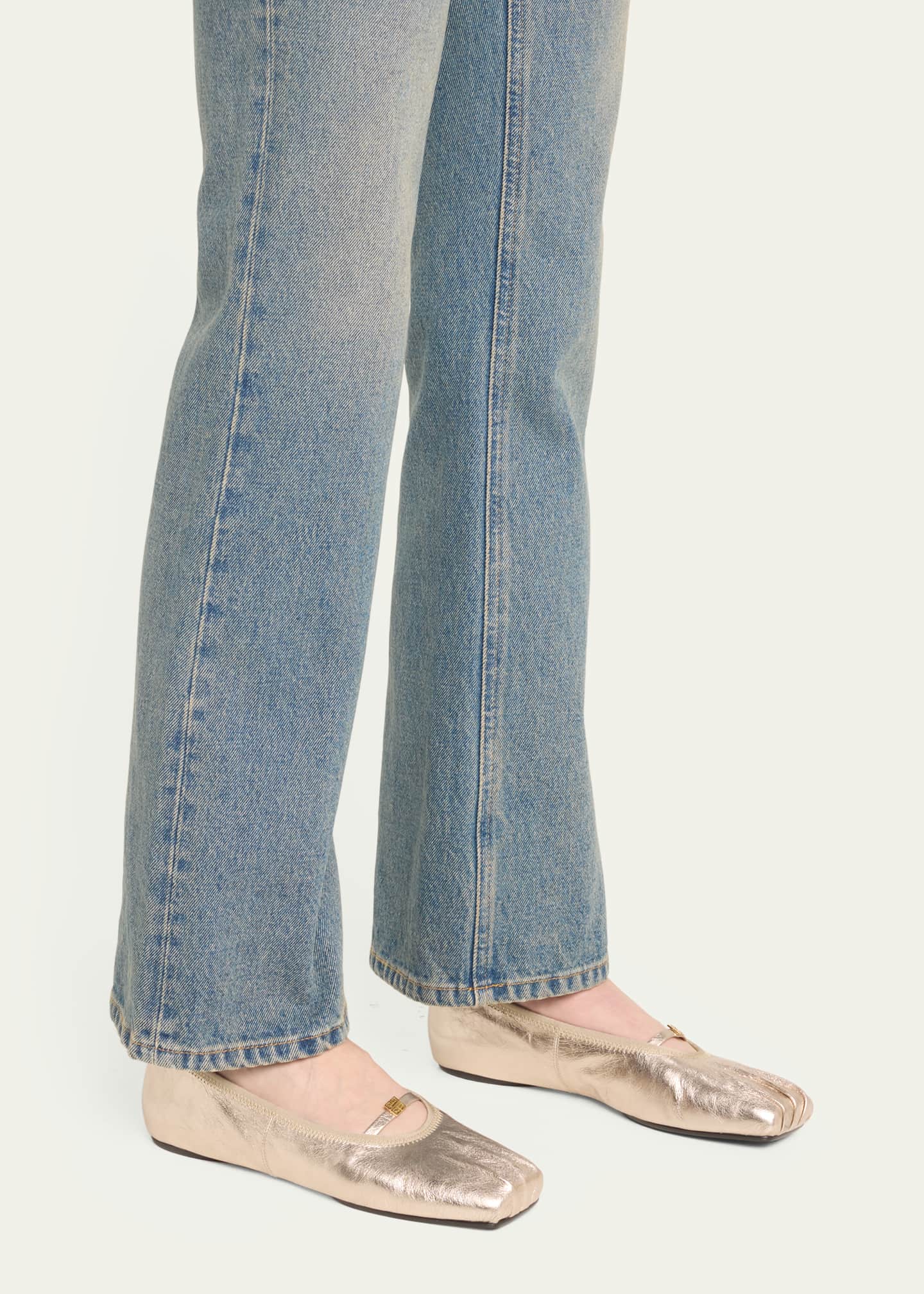 Givenchy Metallic 4G Ballerina Flats