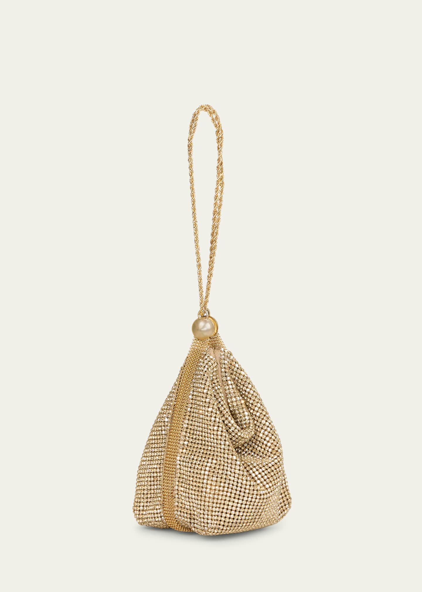 Cult Gaia Rue Embellished Drawstring Wristlet Image 3 of 5