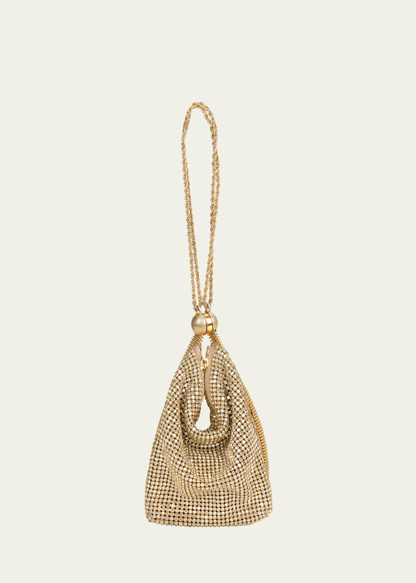 Cult Gaia Rue Embellished Drawstring Wristlet Image 1 of 5