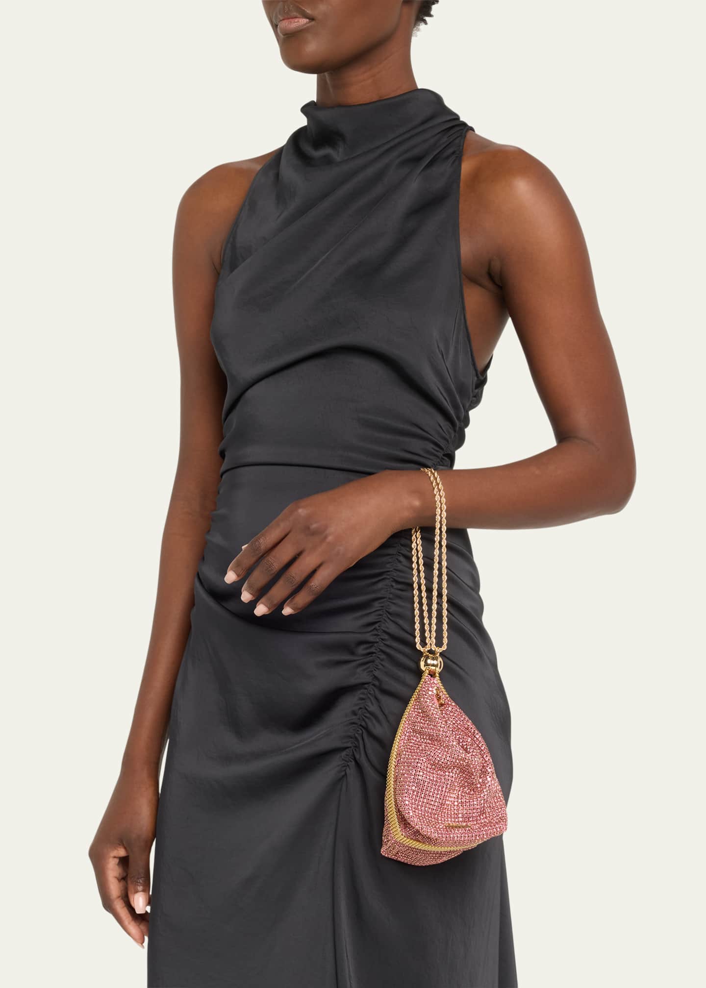 Cult Gaia Rue Embellished Drawstring Wristlet Image 2 of 5