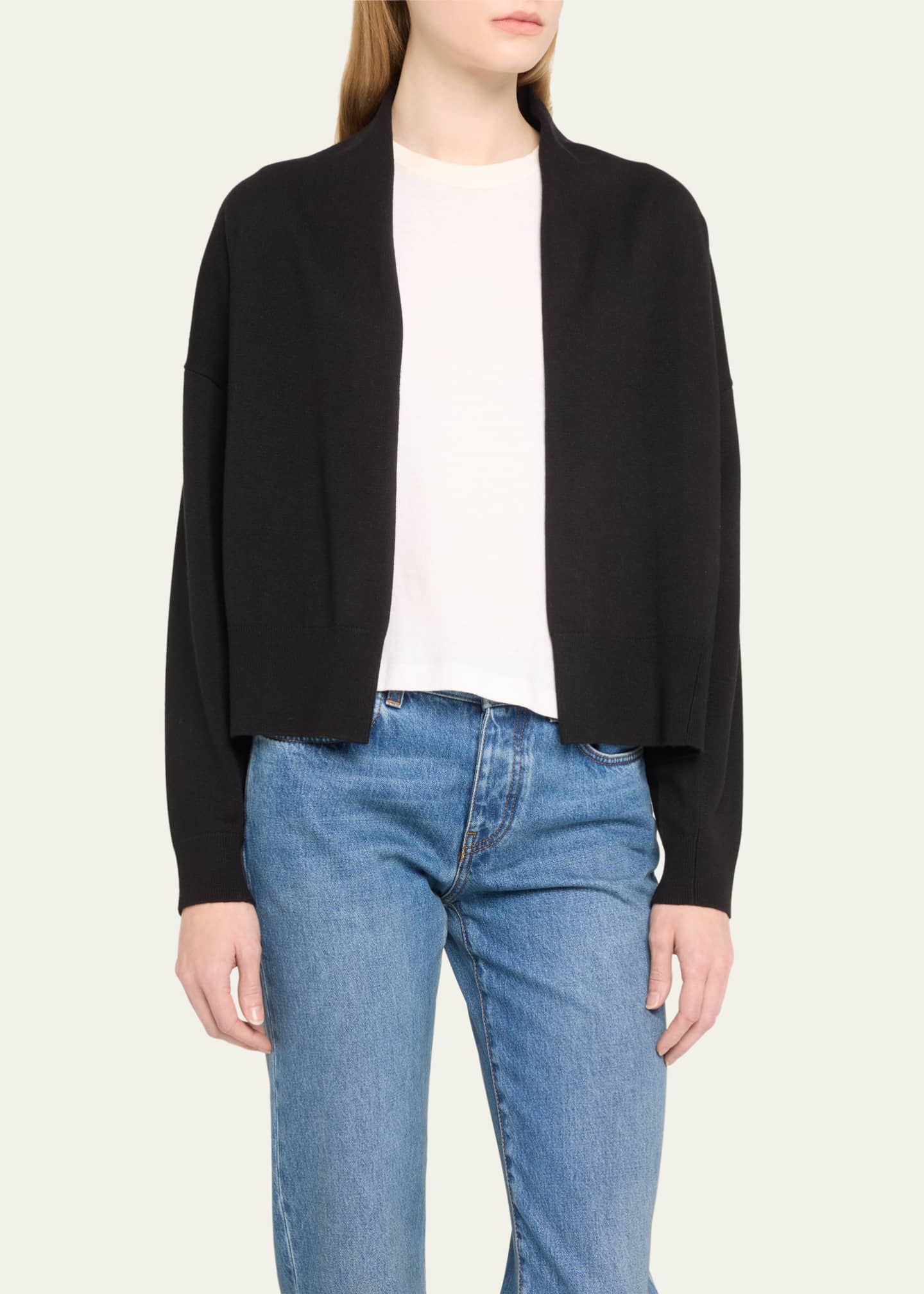 Vince drape new arrivals front wool cardigan