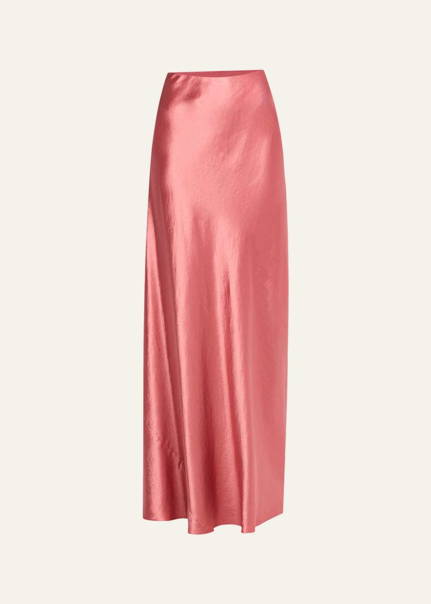 Satin Maxi Skirt - Thumbnail 1