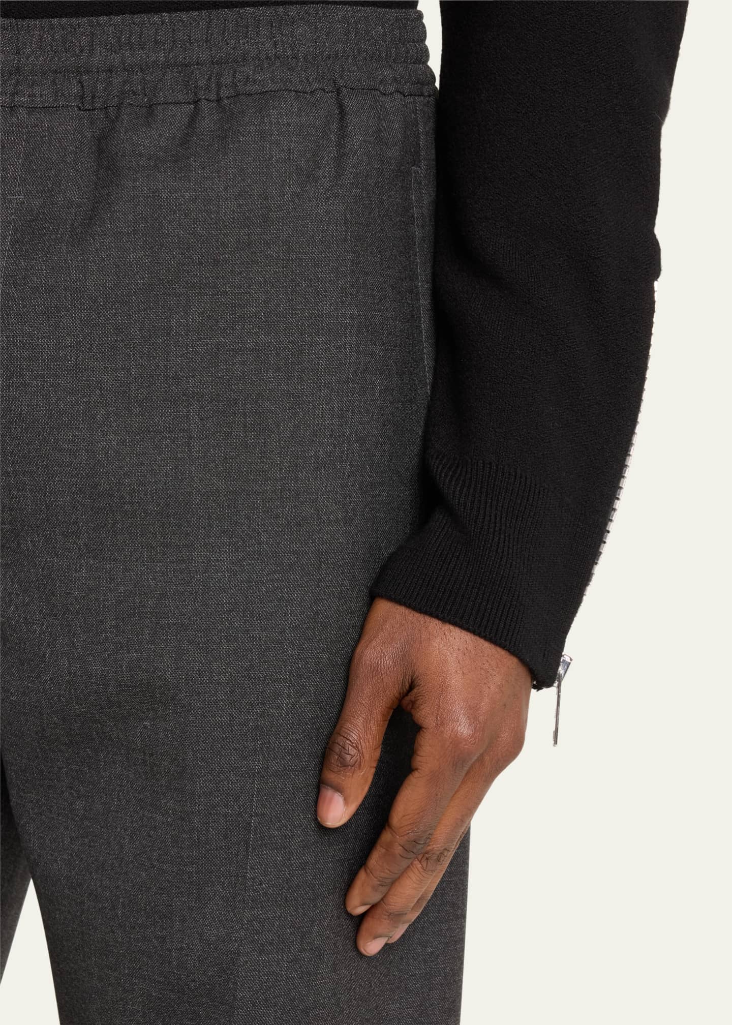 Givenchy Men's ElasticWaist Formal Jogger Pants Bergdorf Goodman