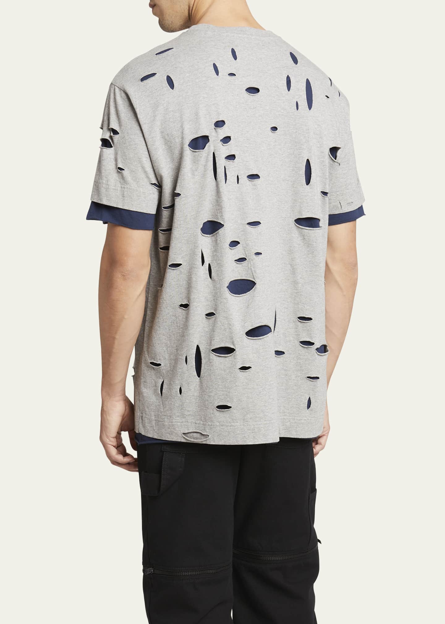 Tee shirt givenchy destroyed shop