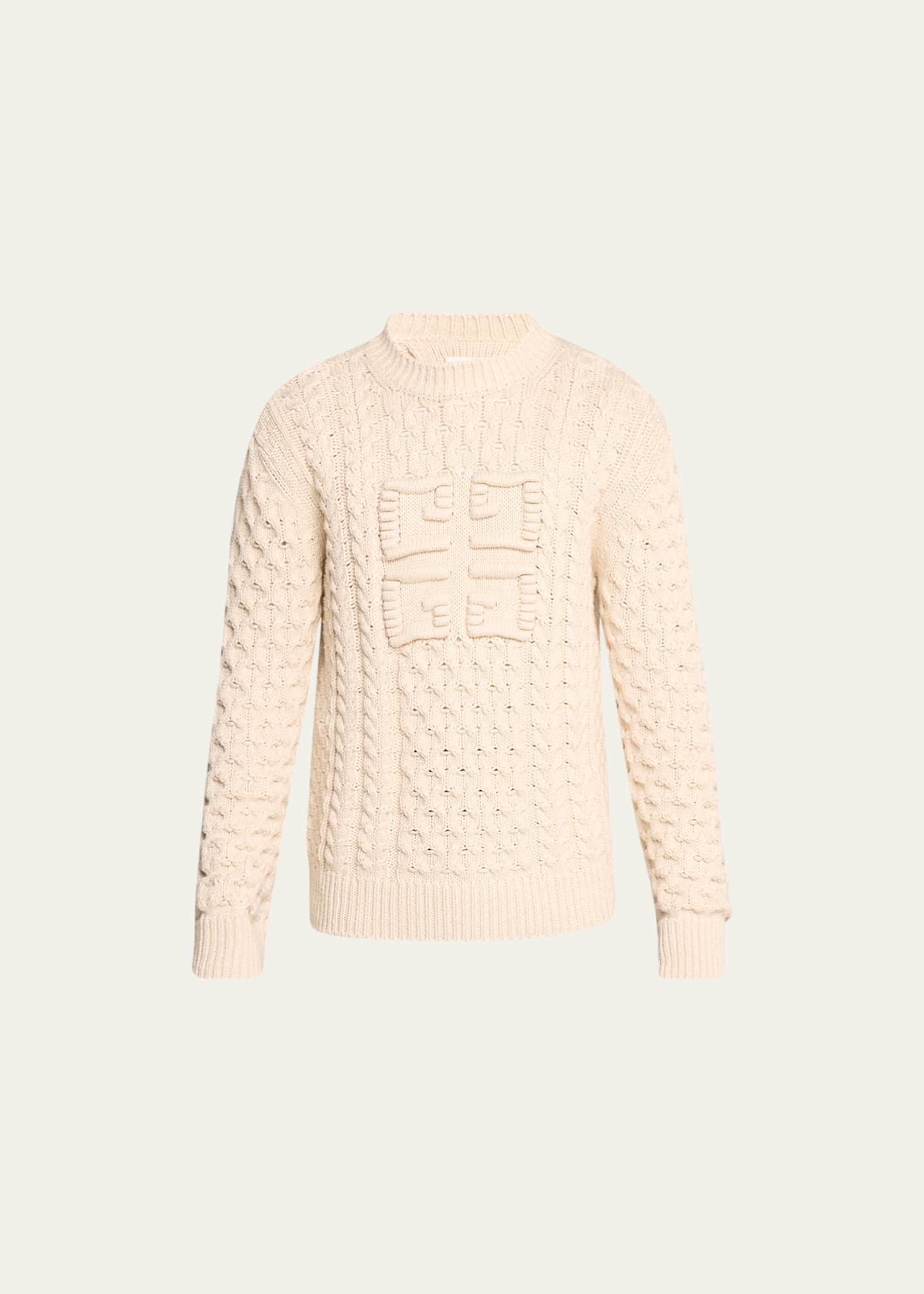 intarsia-knit logo cardigan, Givenchy