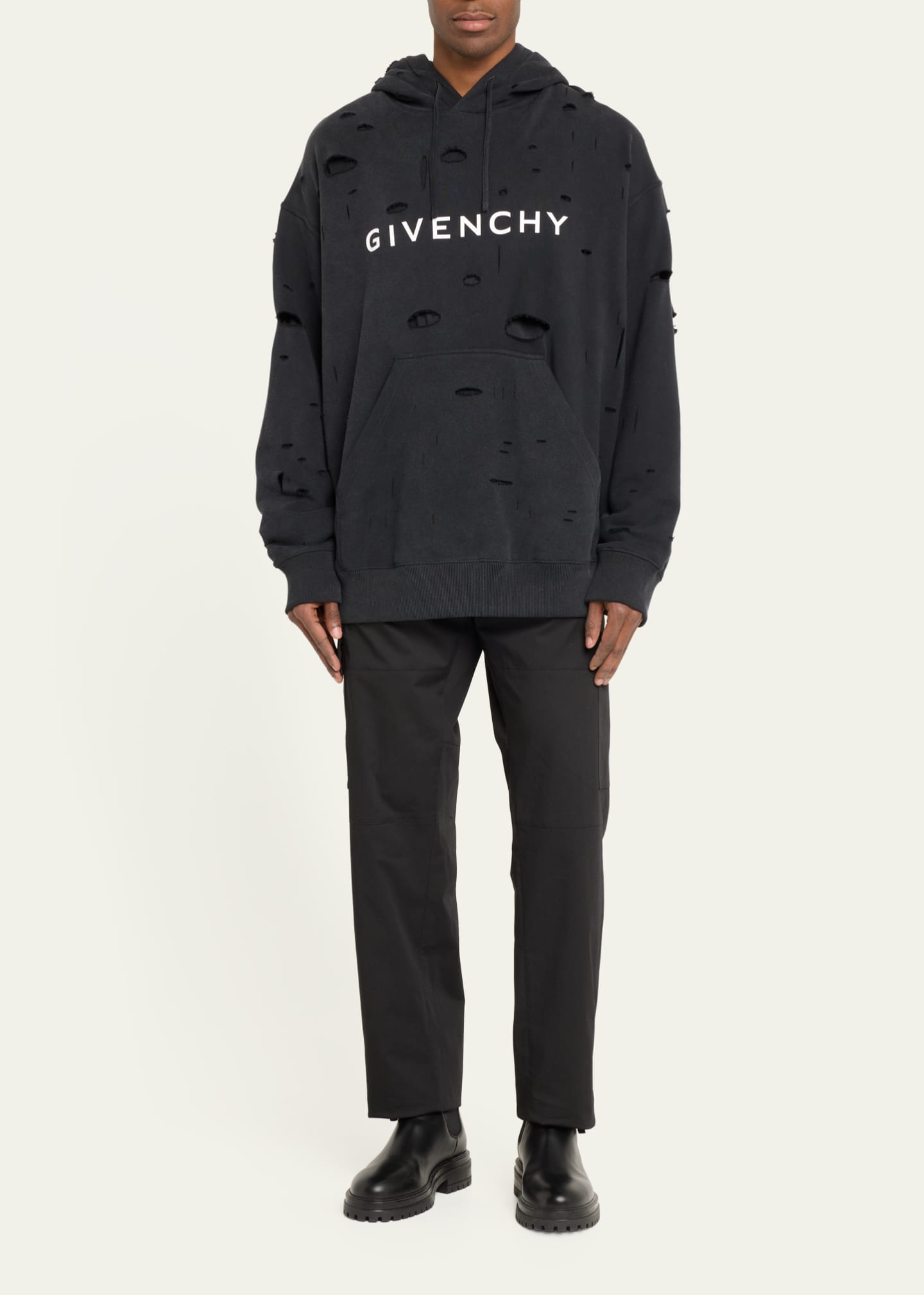 Givenchy hoodie destroyed new arrivals