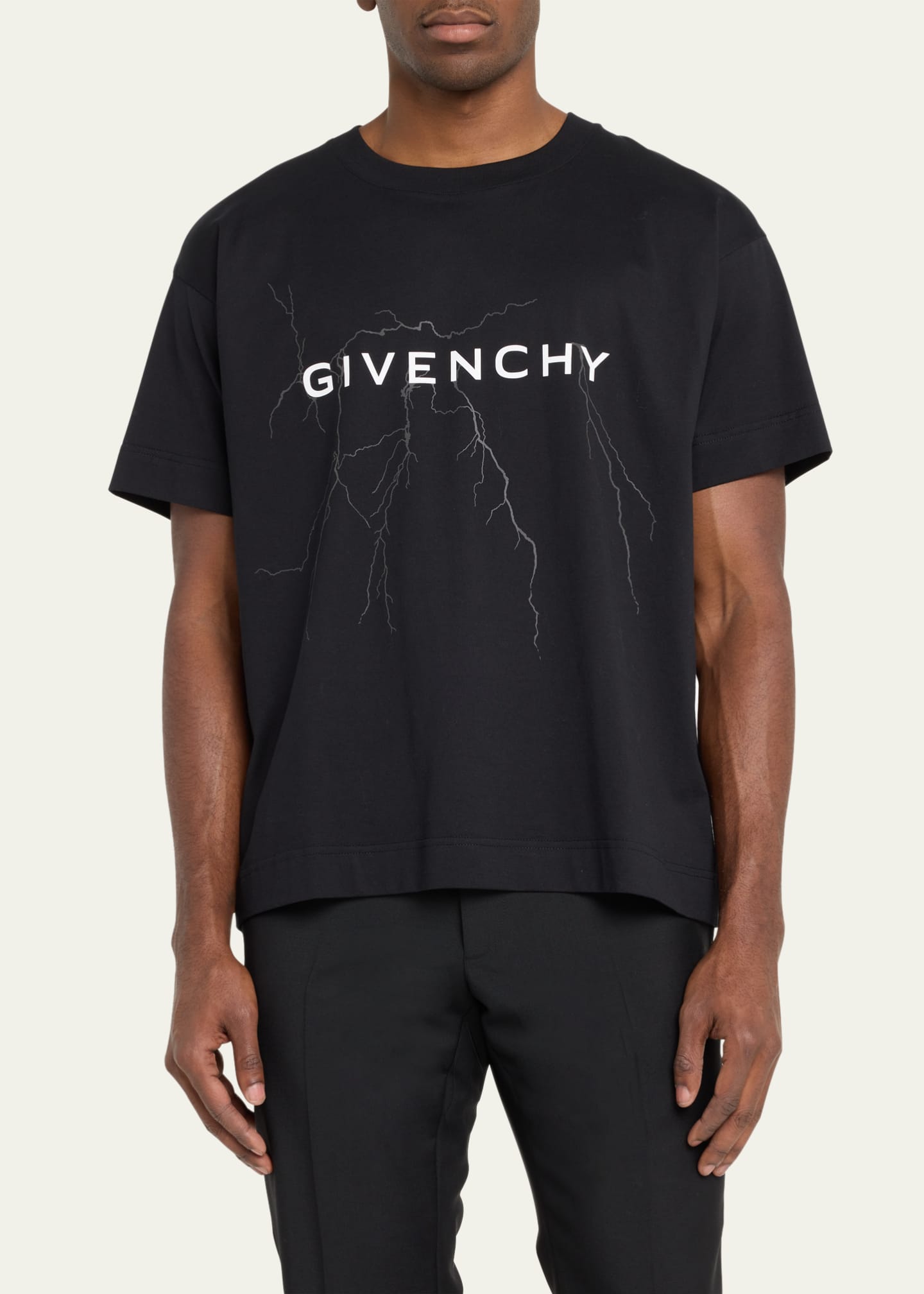 Givenchy Men's Basic Logo Crew T-Shirt - Bergdorf Goodman