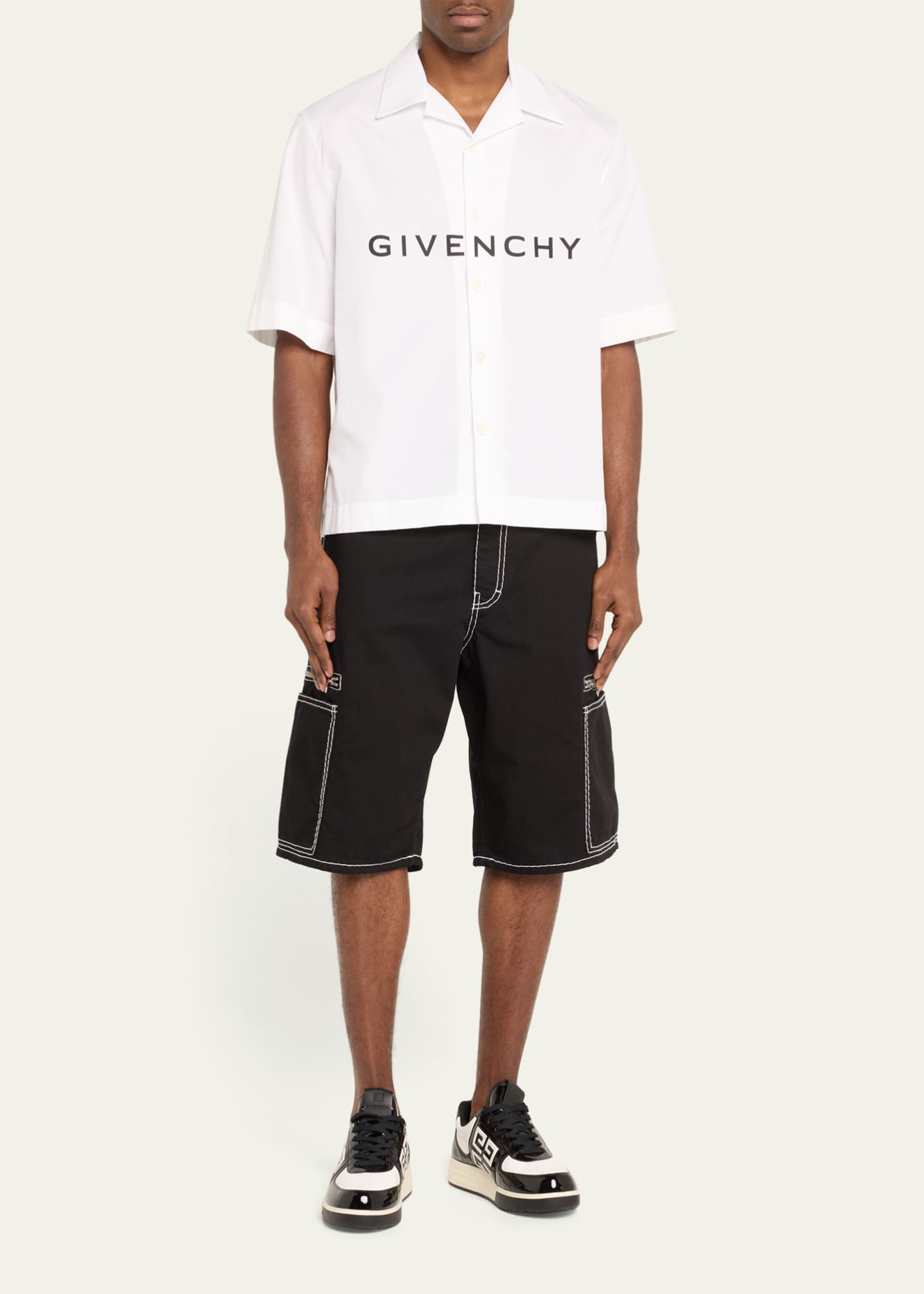 Givenchy shorts and t shirt hot sale
