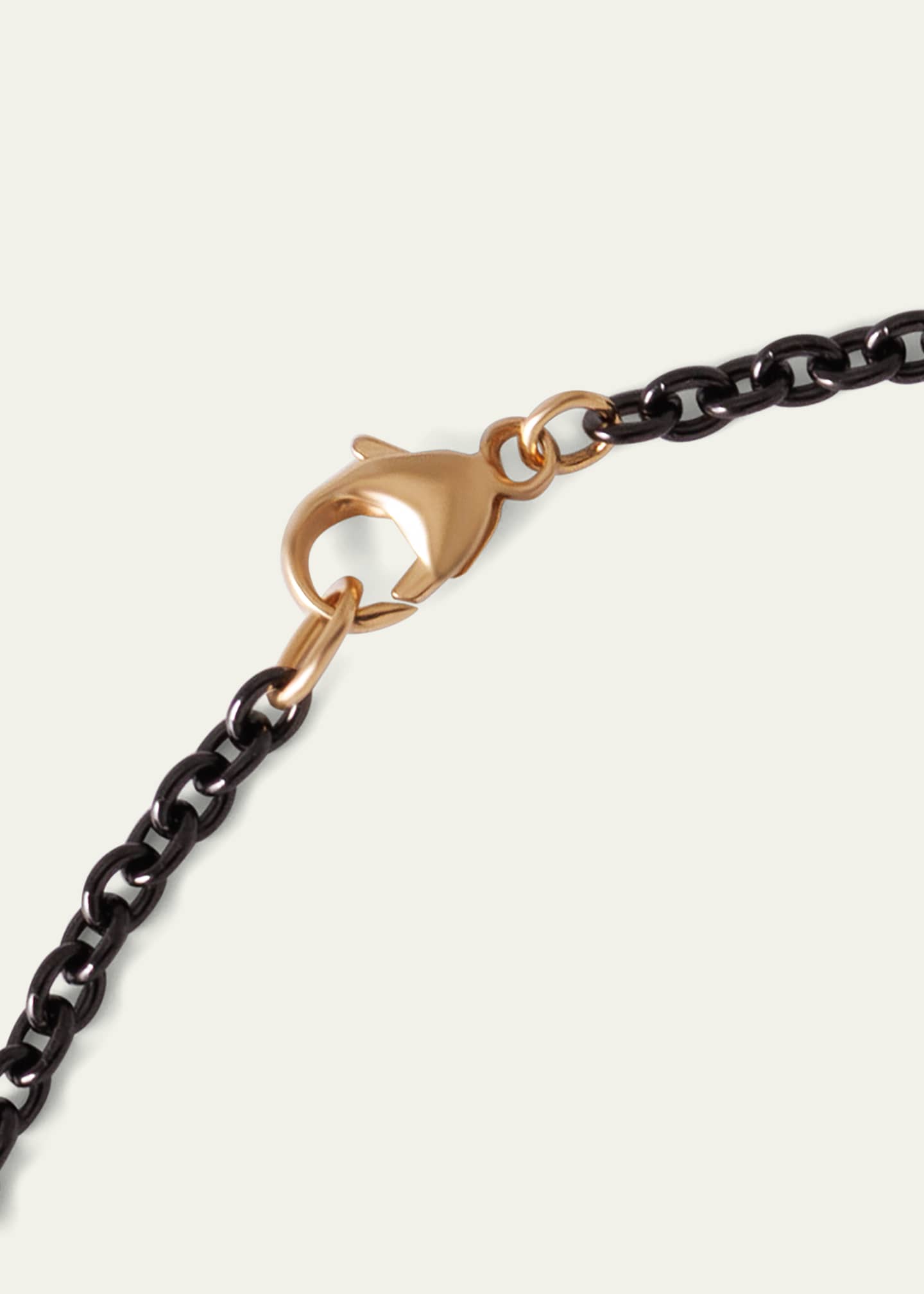 Jorge Adeler Men's Black Stainless Steel Chain Necklace, 20"L Image 4 of 4