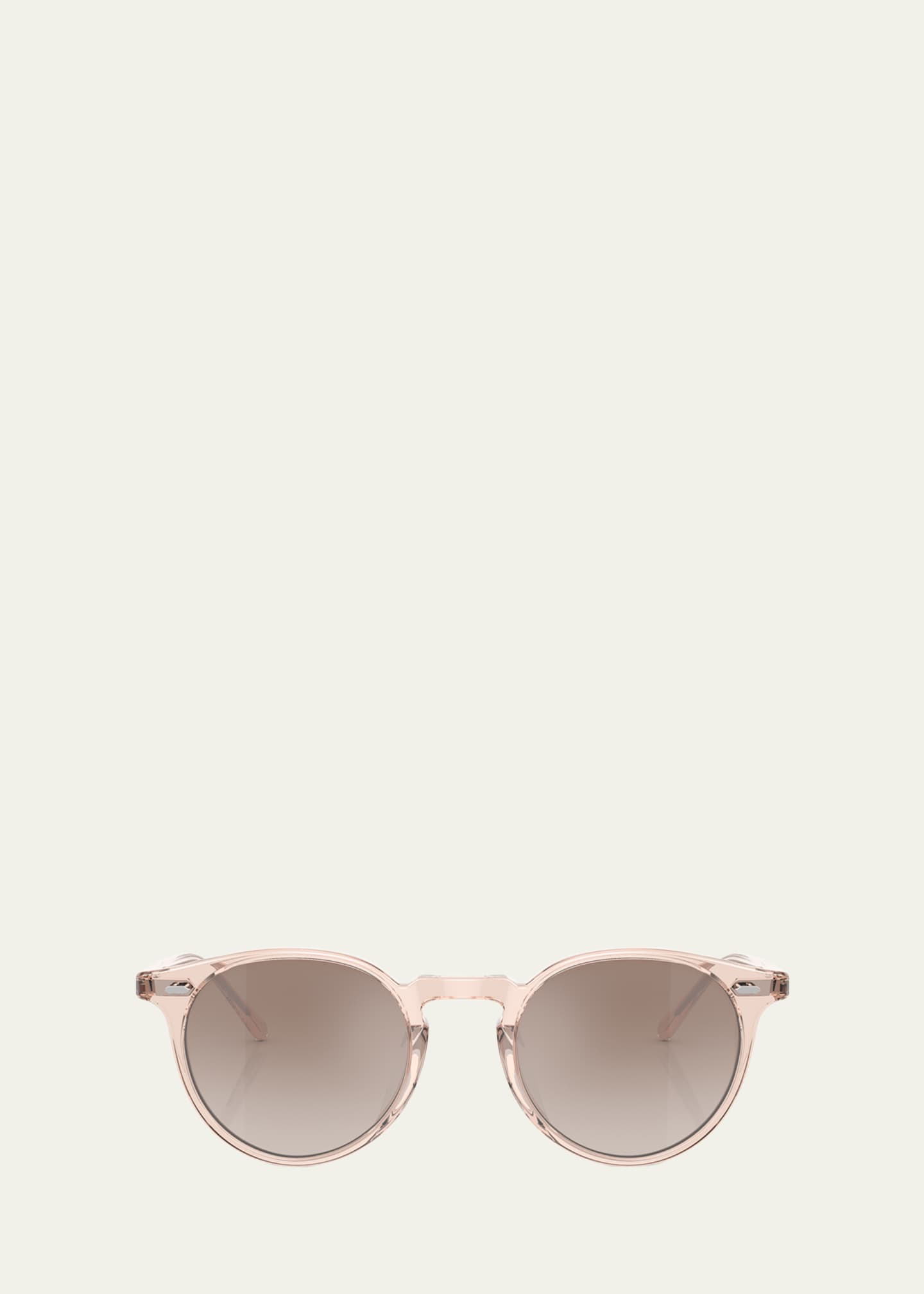 Oliver Peoples Round Acetate Sunglasses Bergdorf Goodman