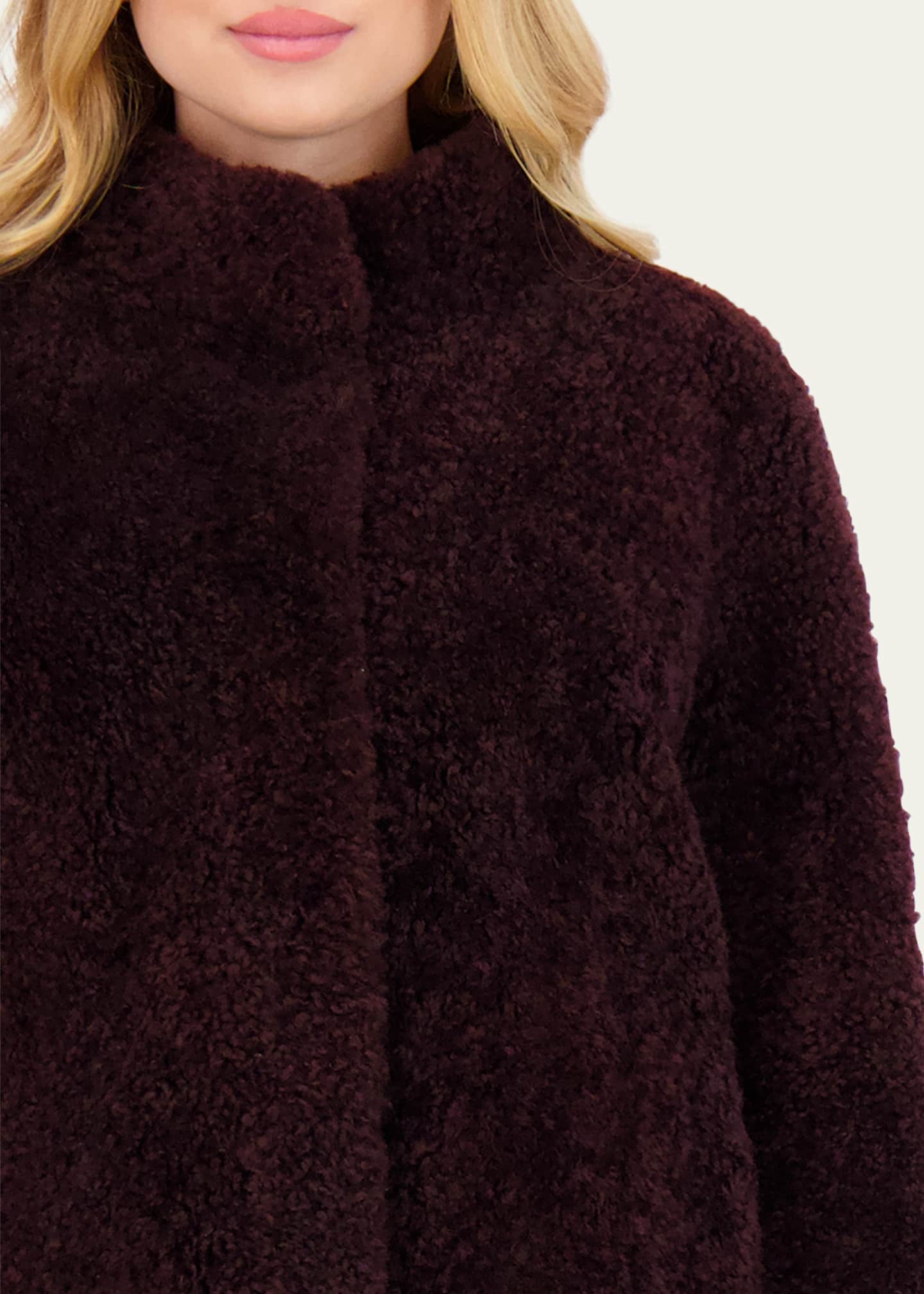 Gorski Sheared Cashmere Goat Overcoat Image 5 of 5