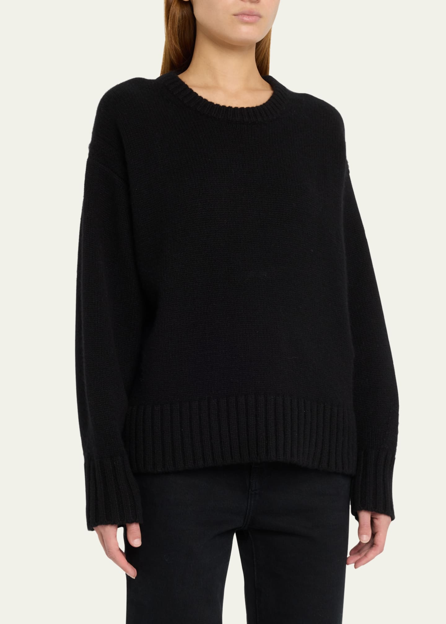 Guest in Residence Cozy Cashmere Crewneck Sweater Image 4 of 5
