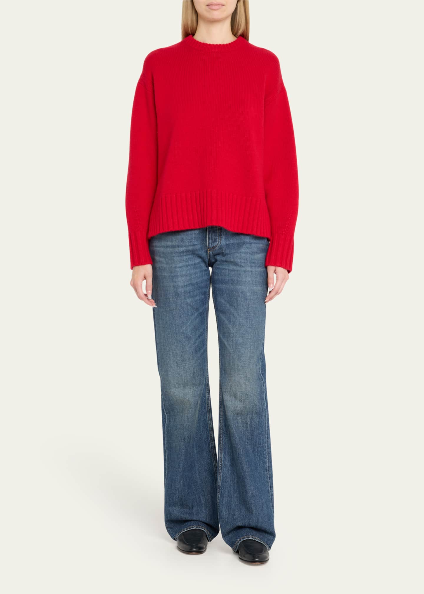 Guest in Residence Cozy Cashmere Crewneck Sweater Image 2 of 5