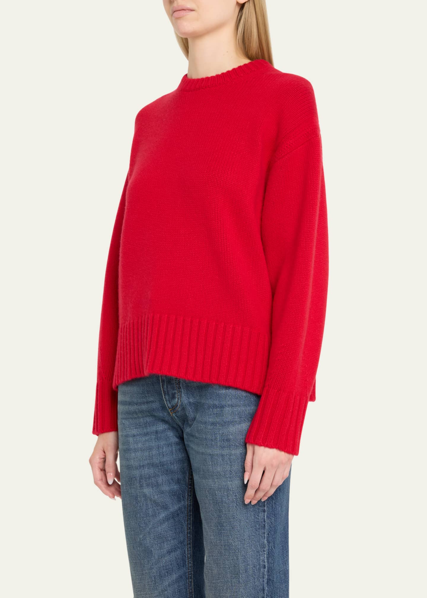 Guest in Residence Cozy Cashmere Crewneck Sweater Image 4 of 5