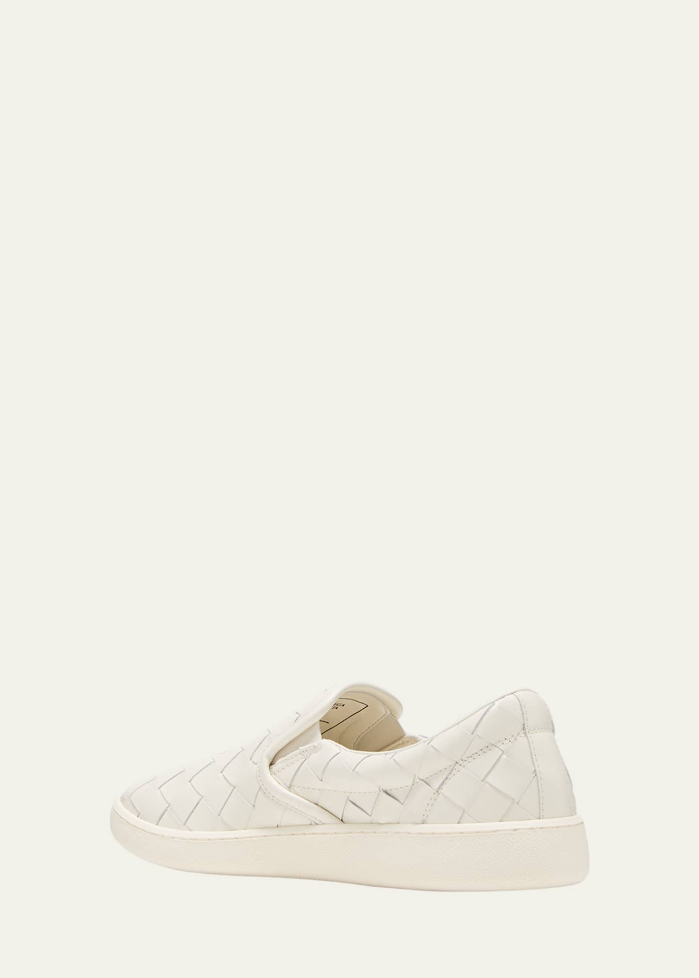 Bottega Veneta Sawyer Woven Leather Slip-On Sneakers Image 4 of 5