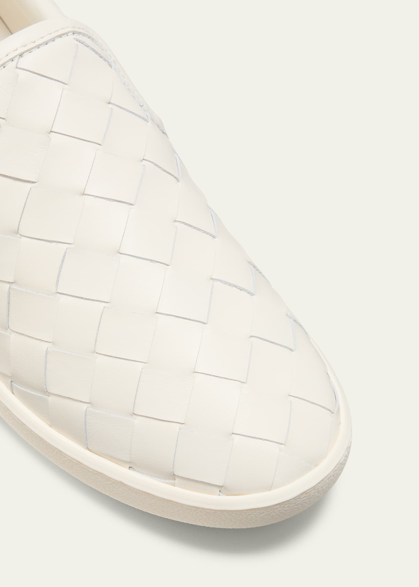 Bottega Veneta Sawyer Woven Leather Slip-On Sneakers Image 5 of 5
