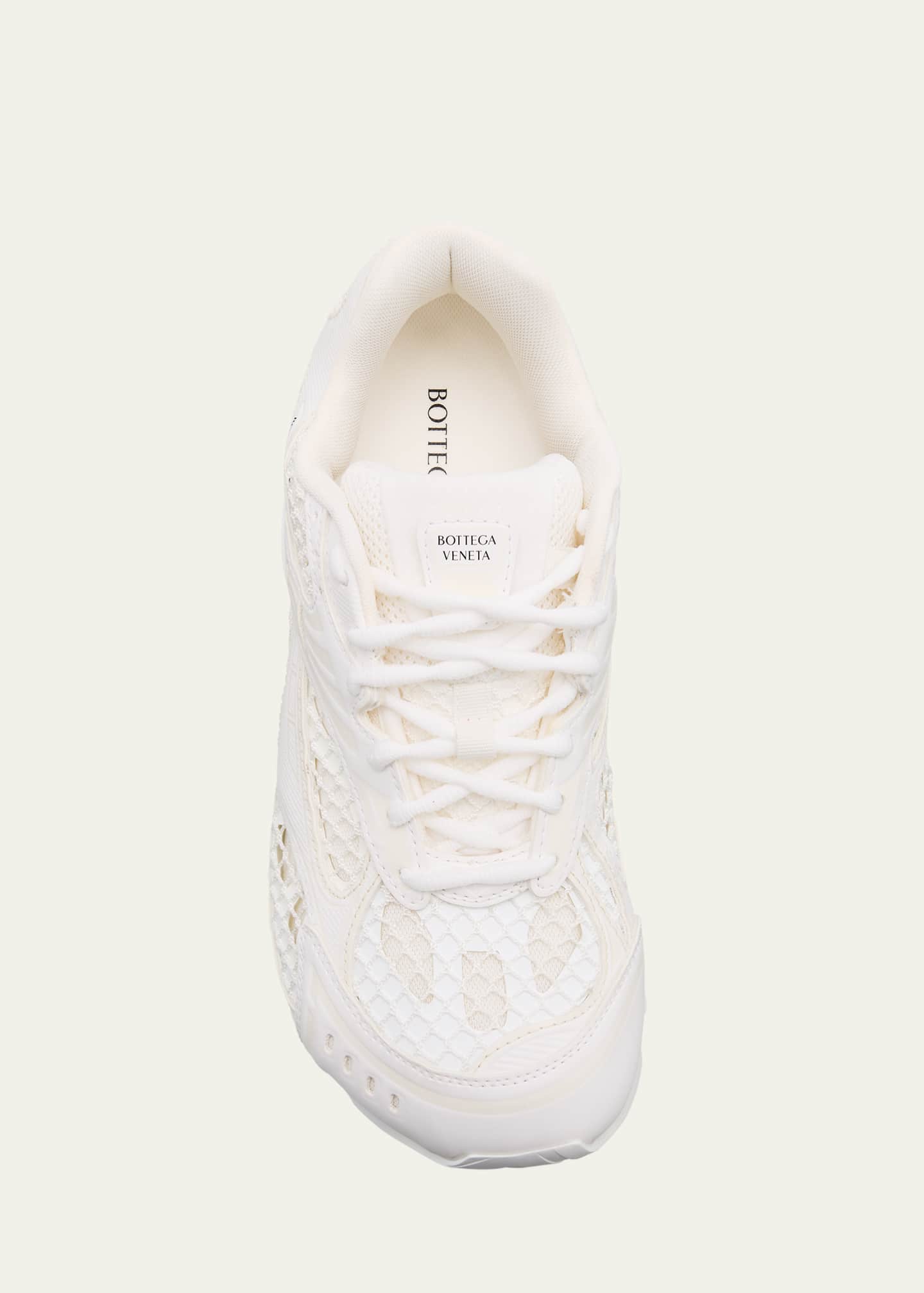 Bottega Veneta Orbit Metallic Net Runner Sneakers Image 6 of 6