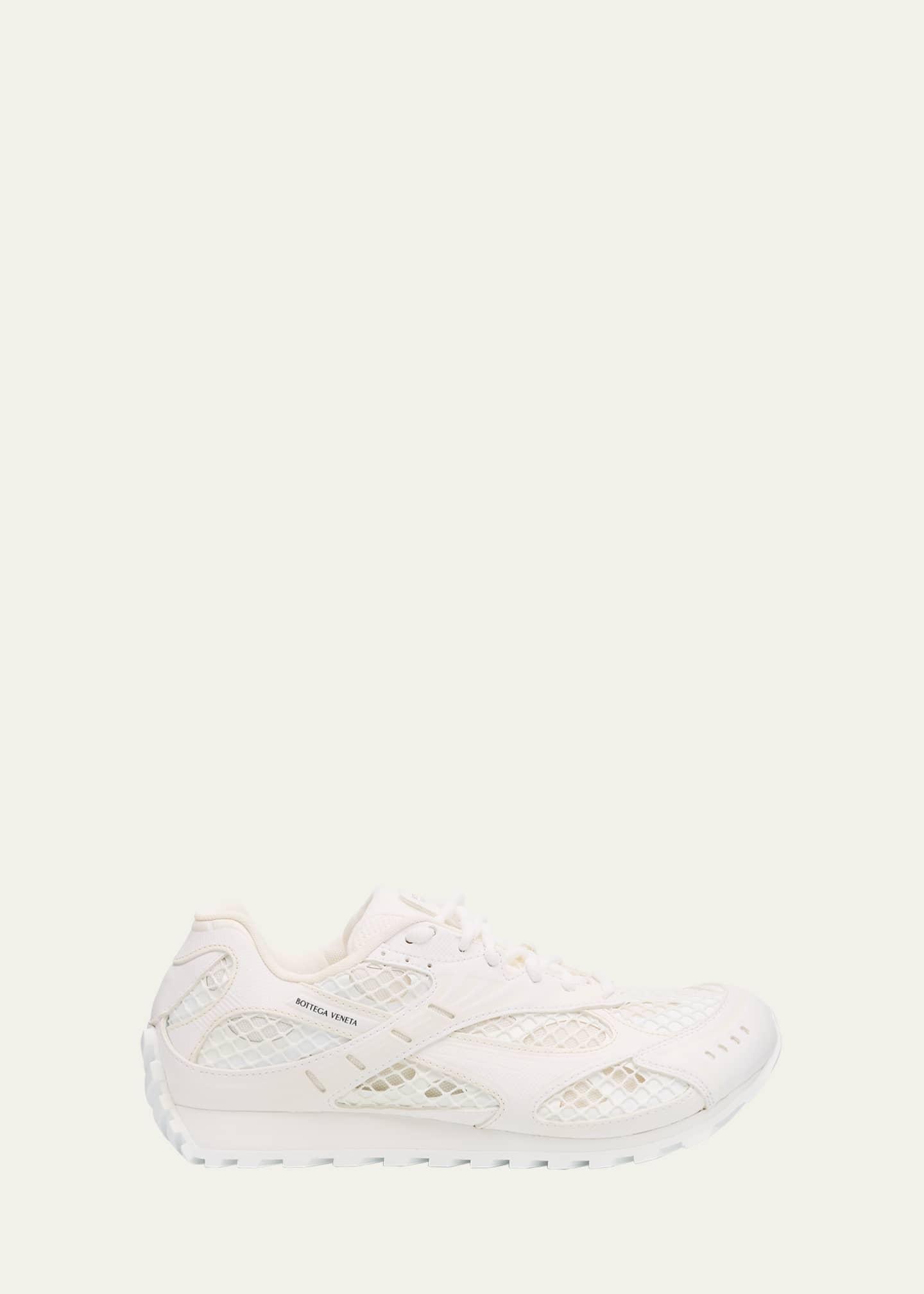 Bottega Veneta Orbit Metallic Net Runner Sneakers Image 1 of 6