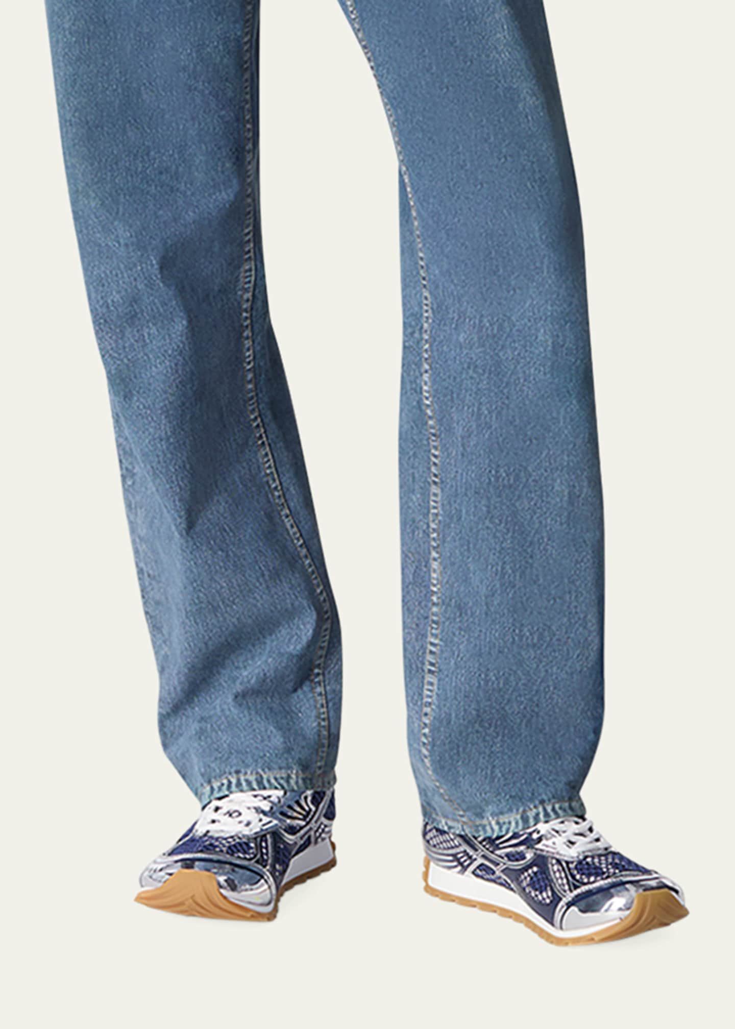 Orbit Metallic Net Runner Sneakers
