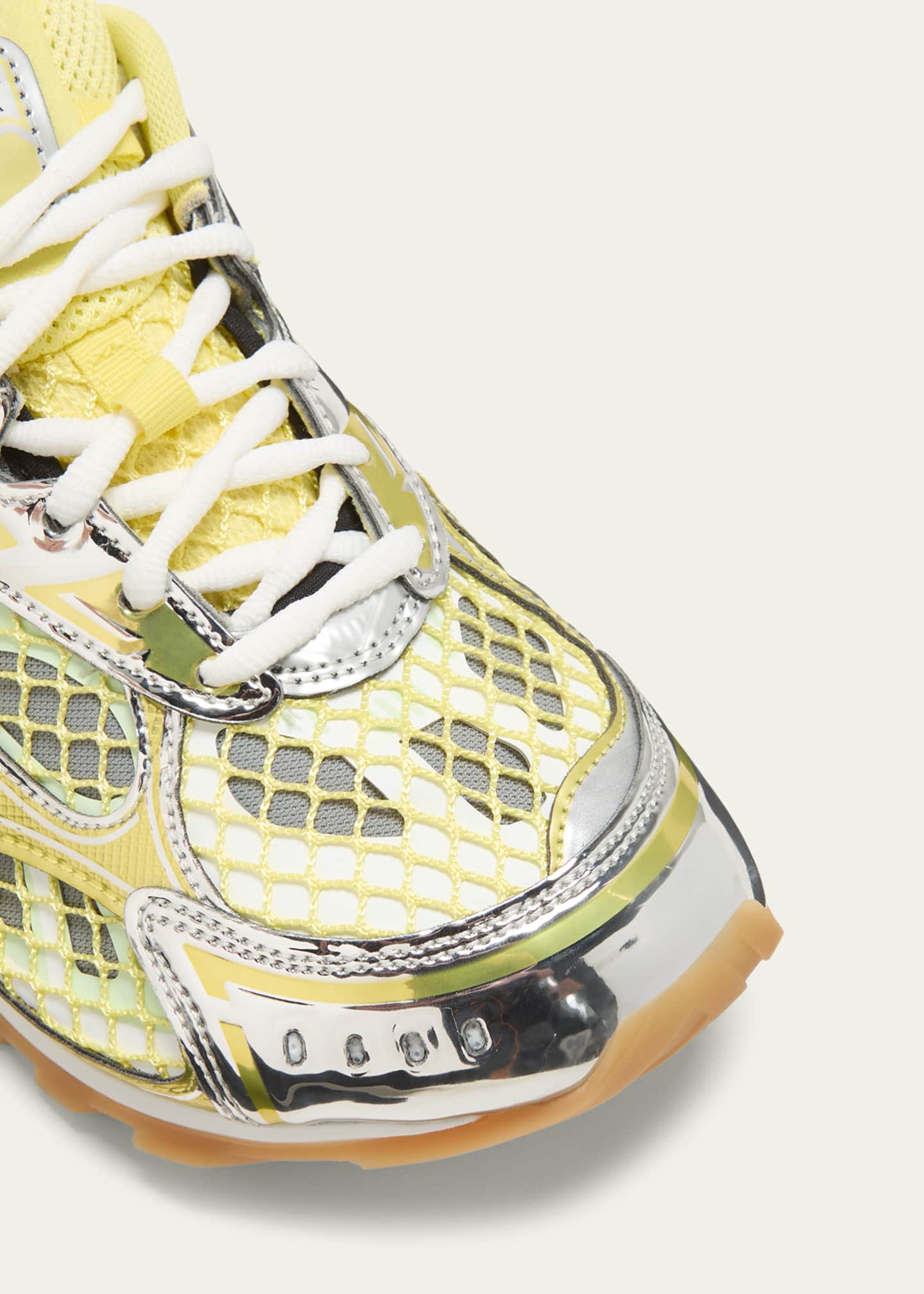 Bottega Veneta Orbit Metallic Net Runner Sneakers - Bergdorf Goodman