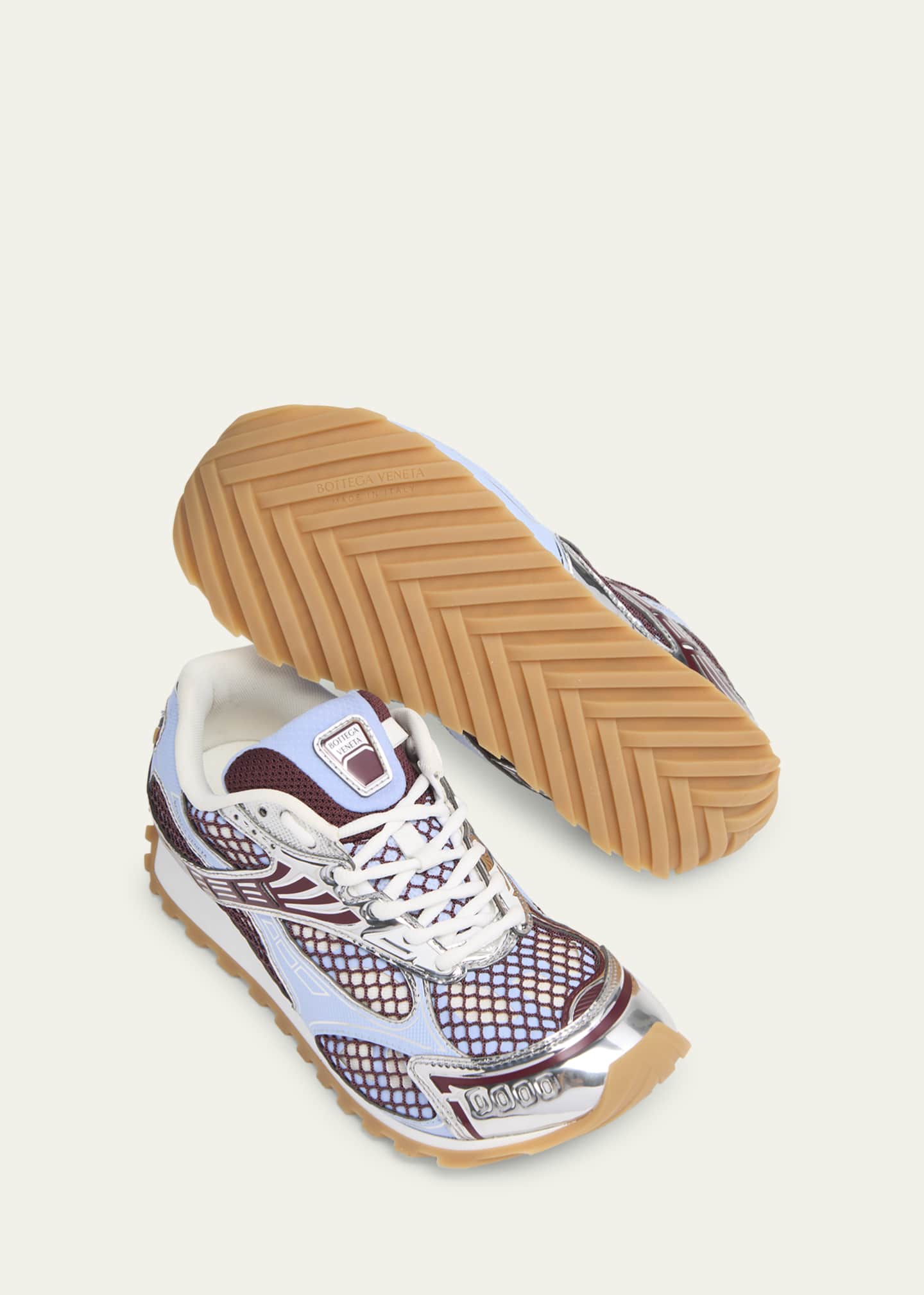 Orbit Metallic Net Runner Sneakers