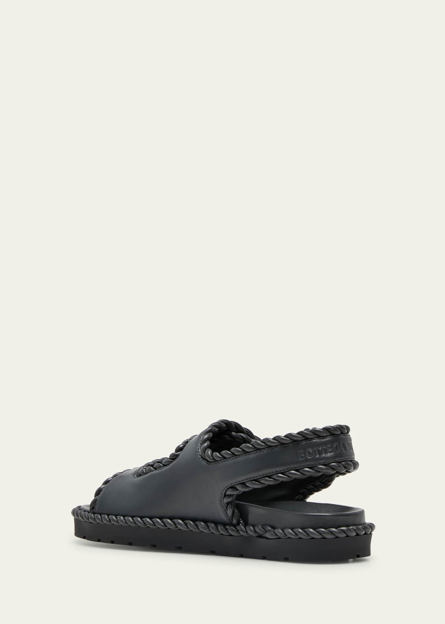 Jack Leather Braid Dual-Band Sandals
