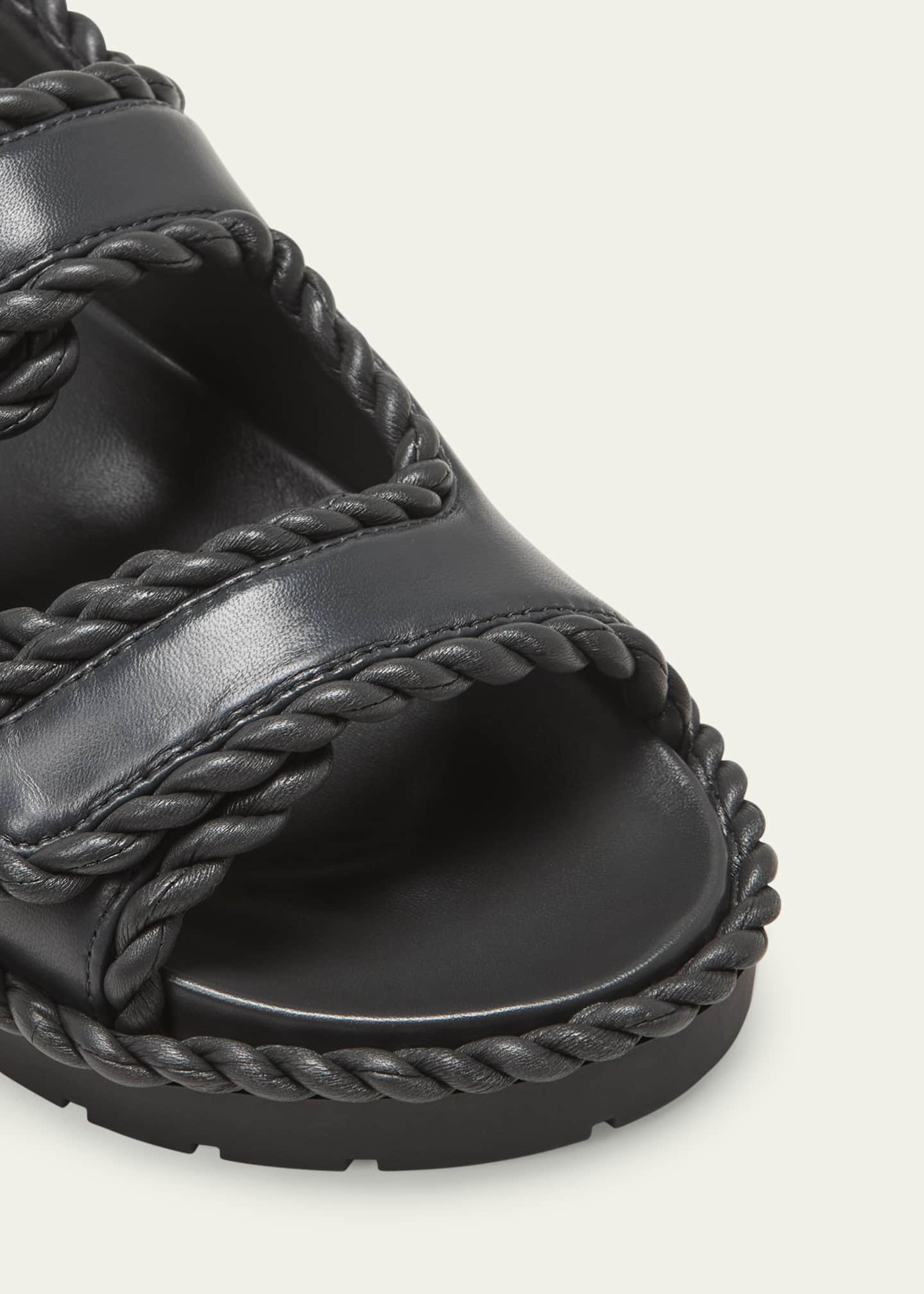 Jack Leather Braid Dual-Band Sandals