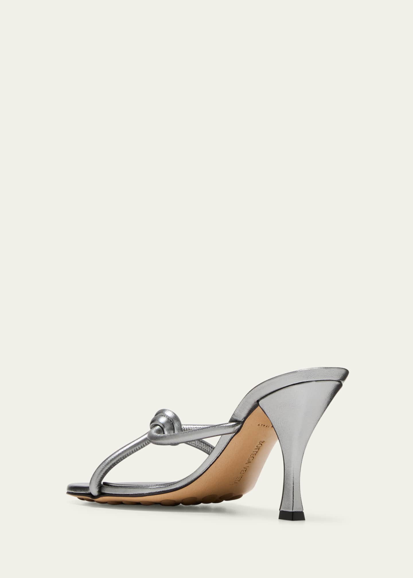 Blink Metallic Knot Slide Sandals