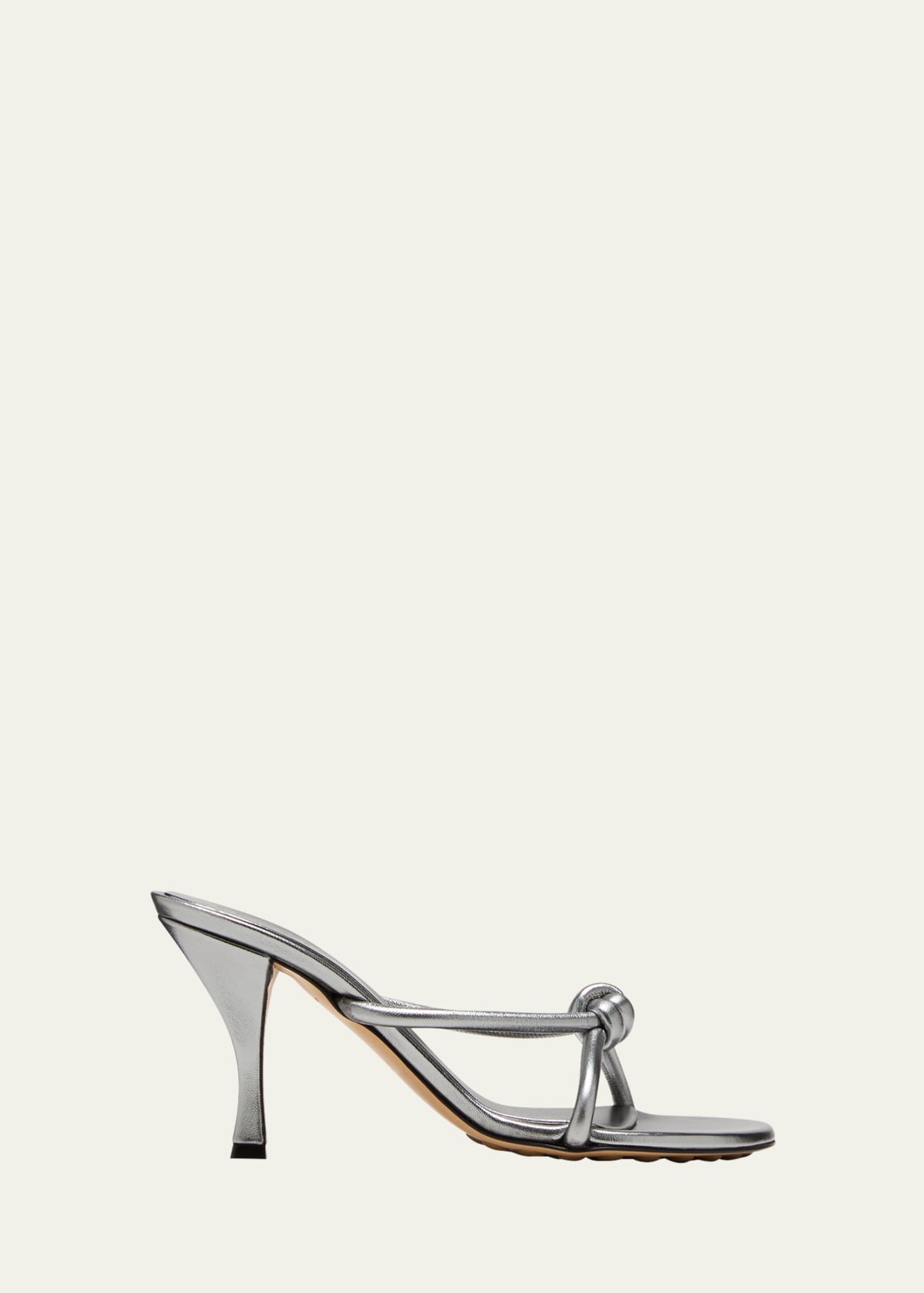Bottega veneta square toe sandals discount
