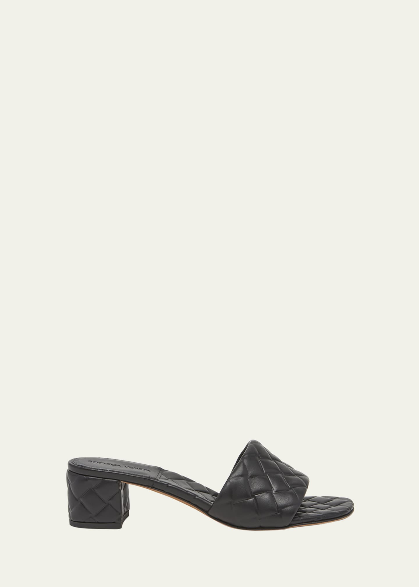 Bottega veneta quilted new arrivals mules
