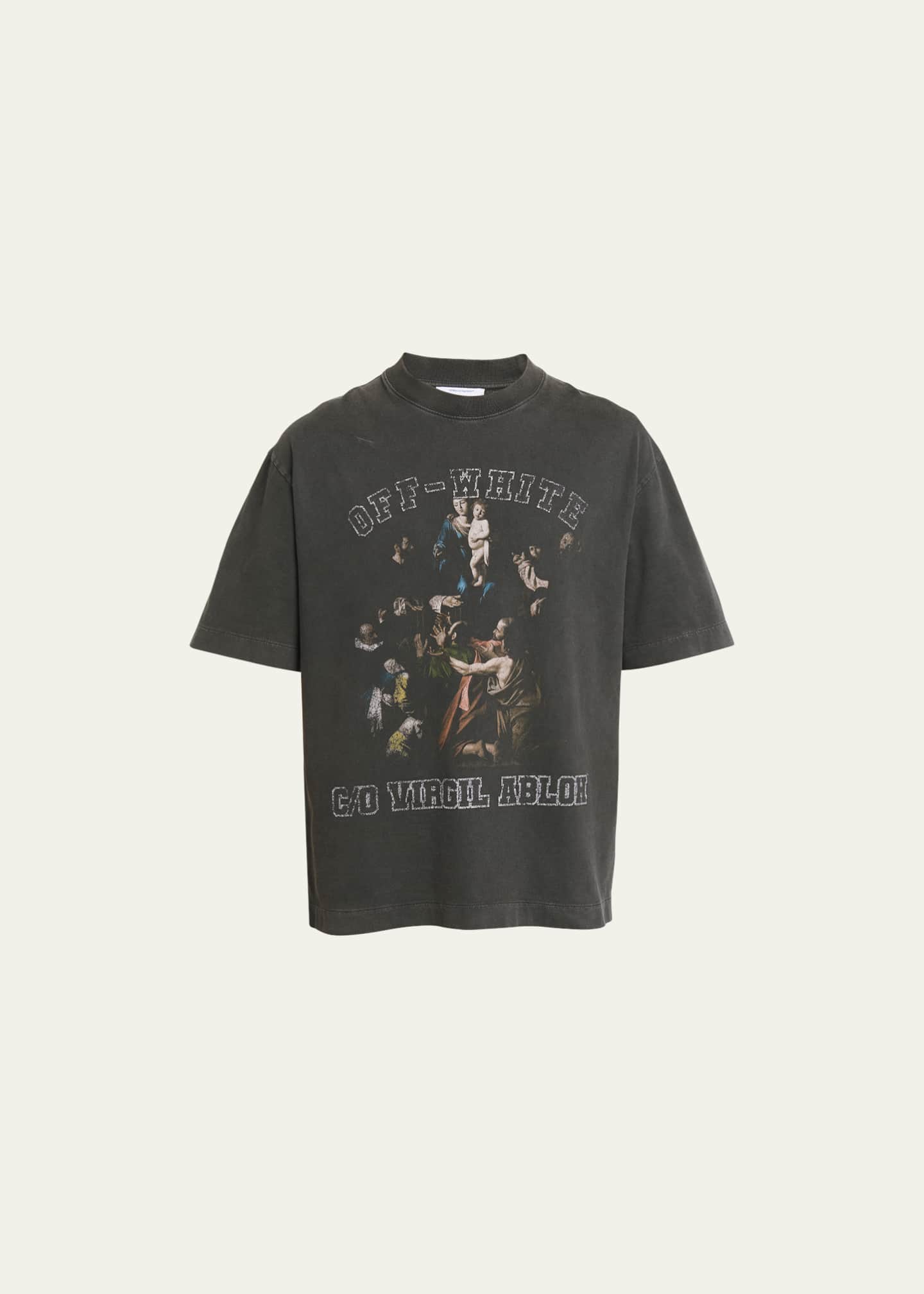 Caravaggio off white t shirt top