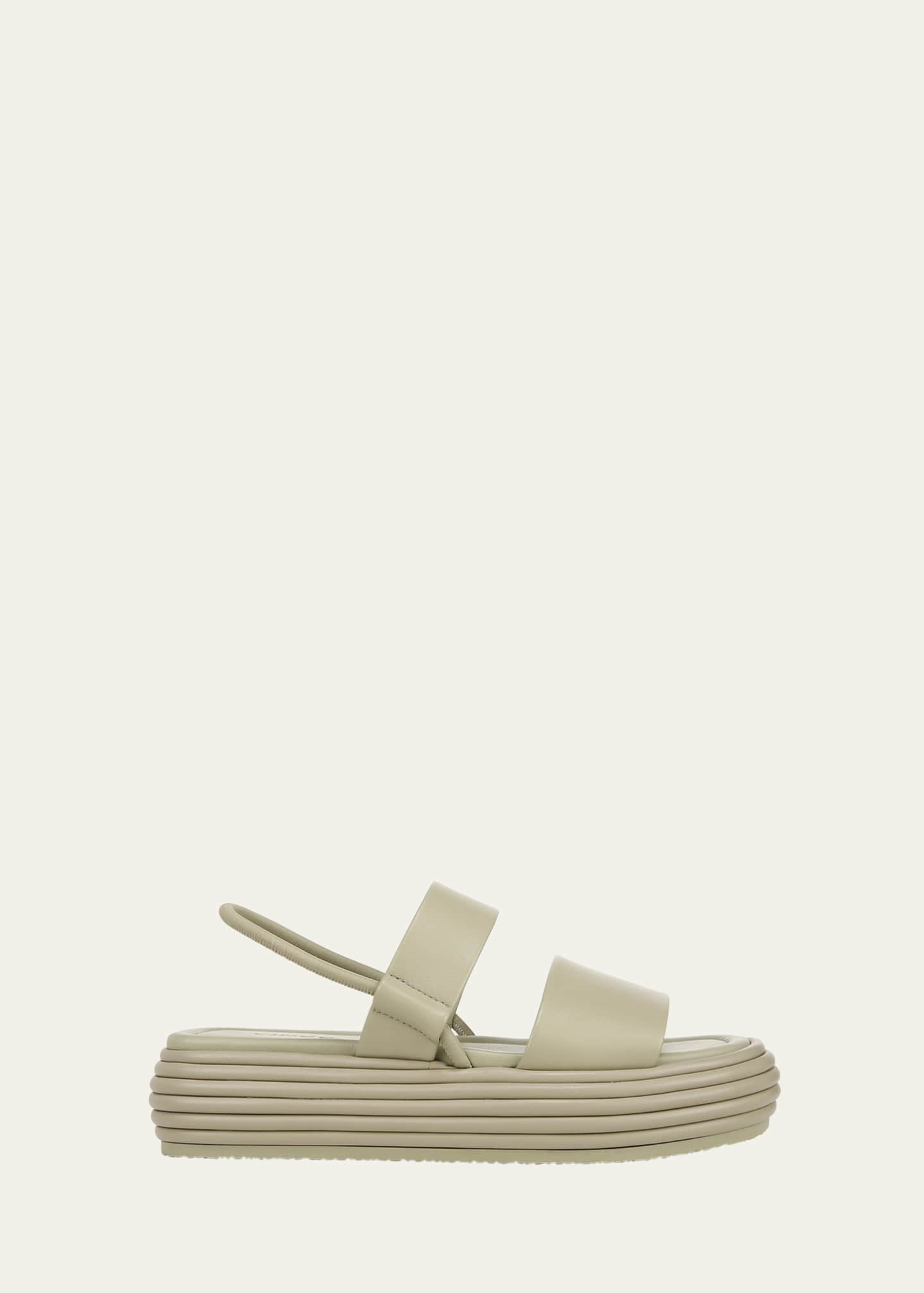 Vince Priya Leather Two Band Slingback Sandals Bergdorf Goodman