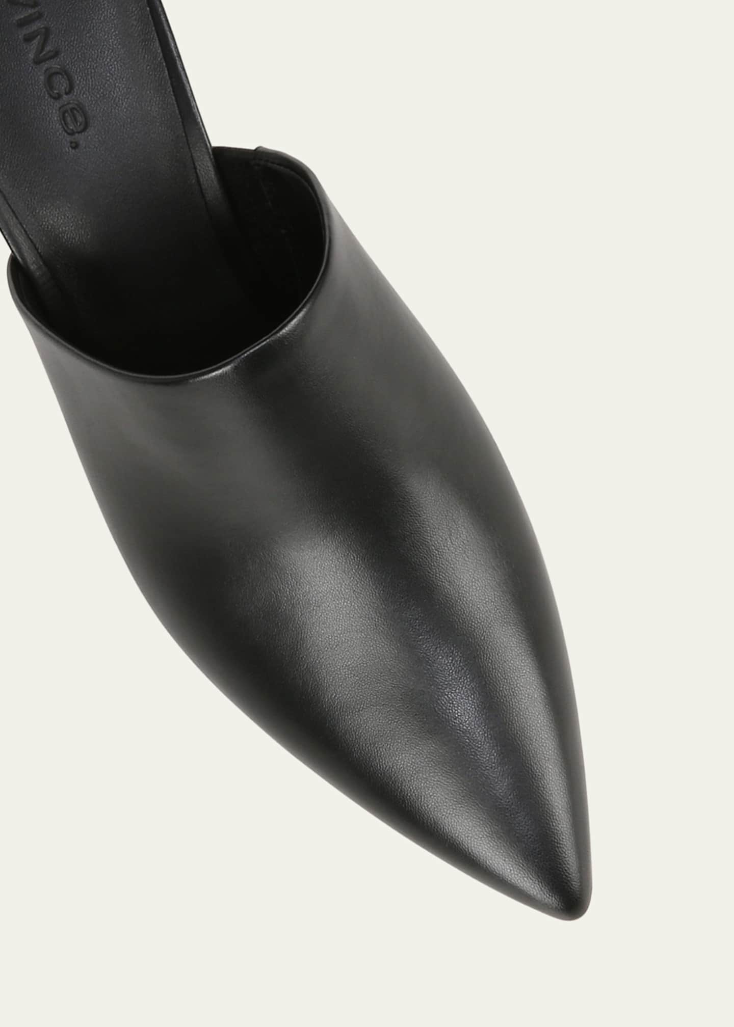 Vince black cheap mules