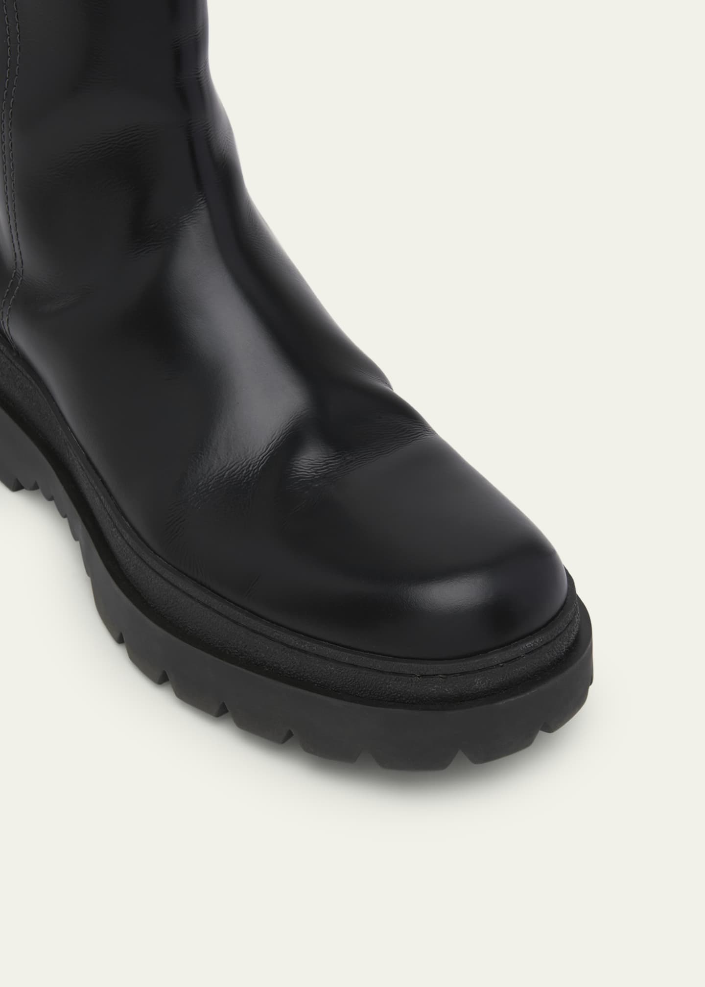 Bottega Veneta Men s Highway Polished Leather Ankle Boots