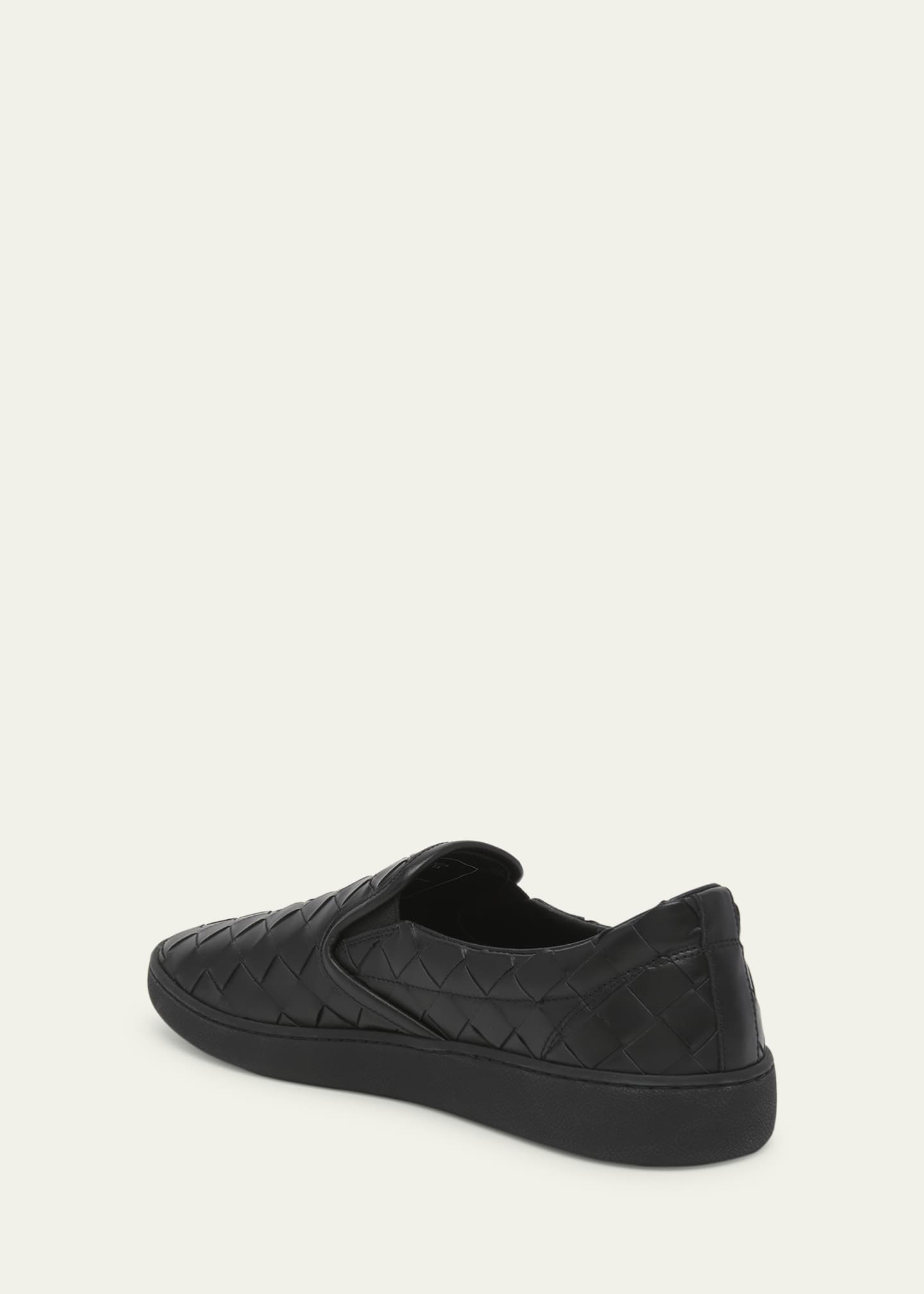 Bottega Veneta Men s Sawyer Intrecciato Leather Slip On Sneakers