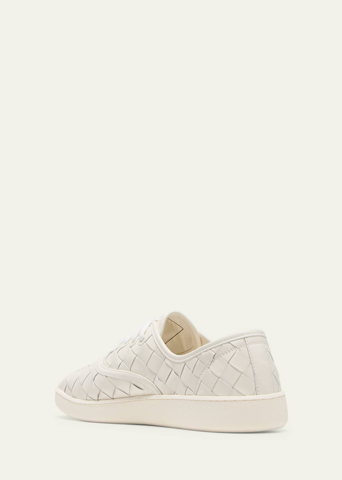 Bottega Veneta Men's Sawyer Intrecciato City Calfskin Low-Top Sneakers Image 4 of 5