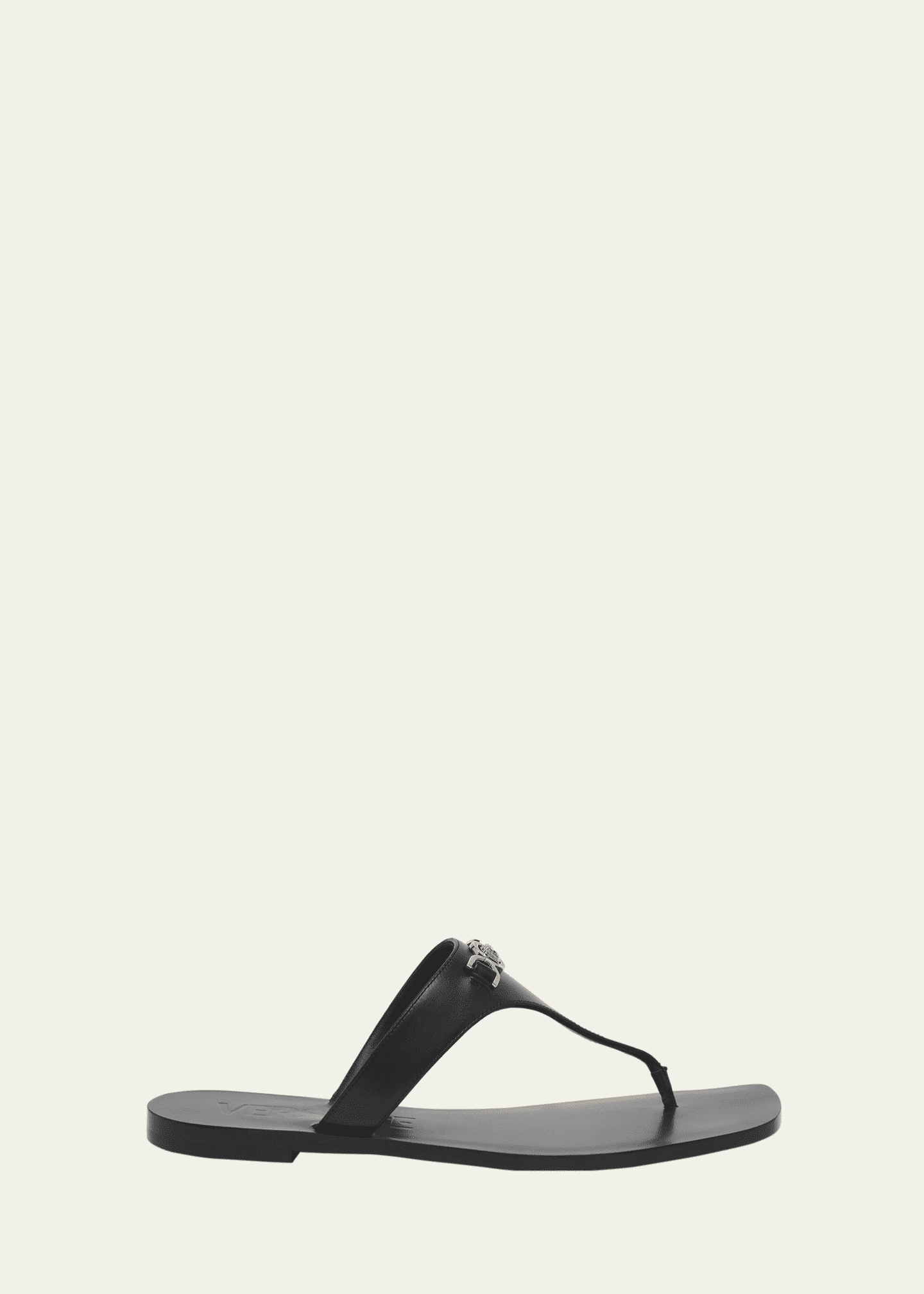 Versace medusa thong sandals discount