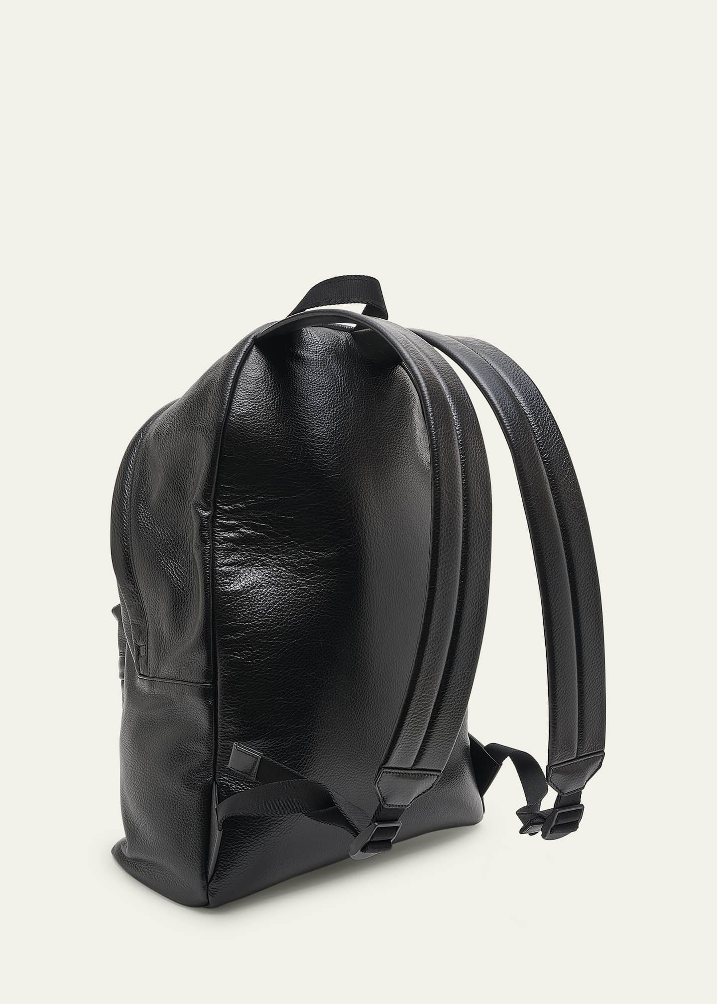 White leather backpack mens deals