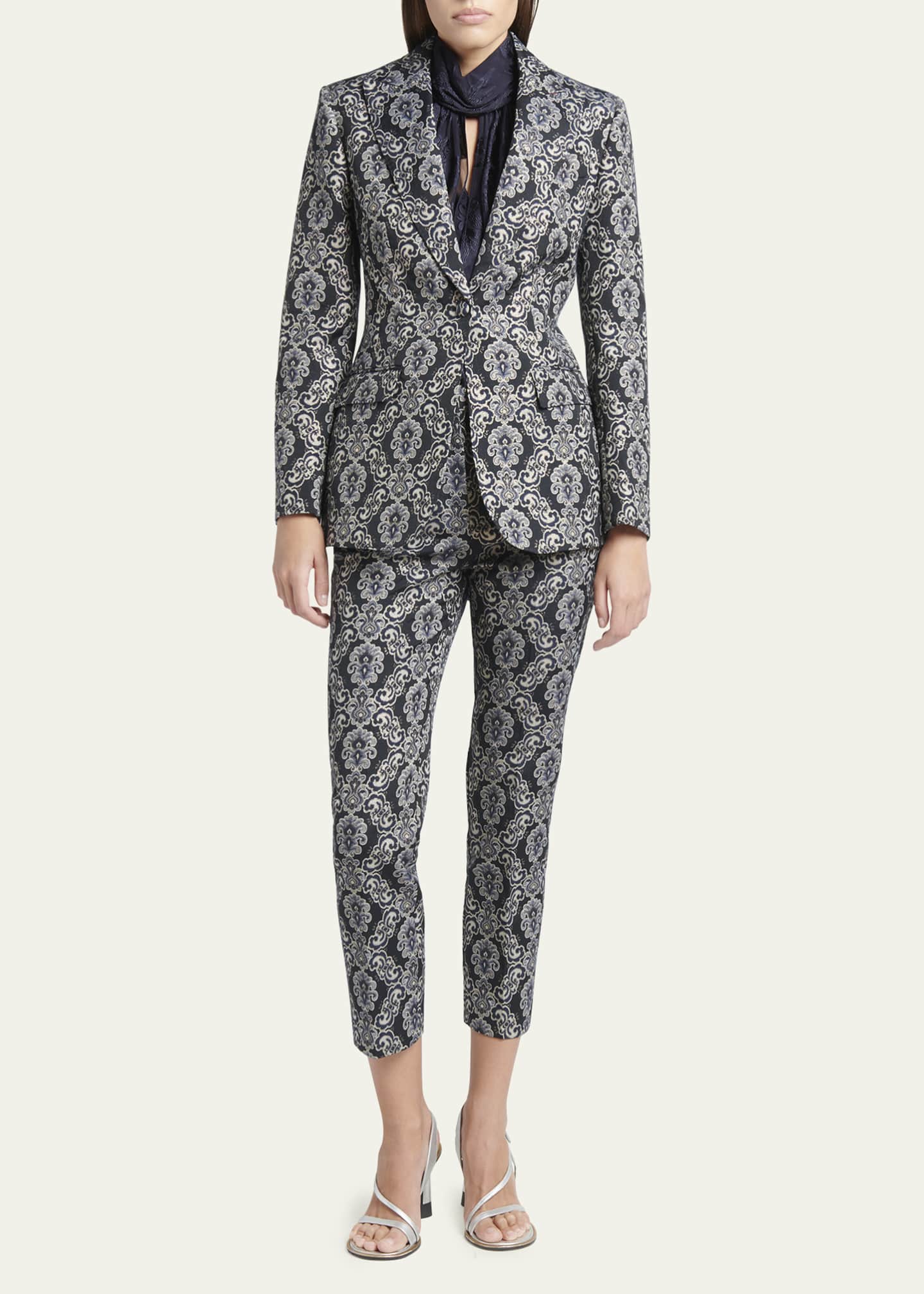 Brocade discount suit jacket